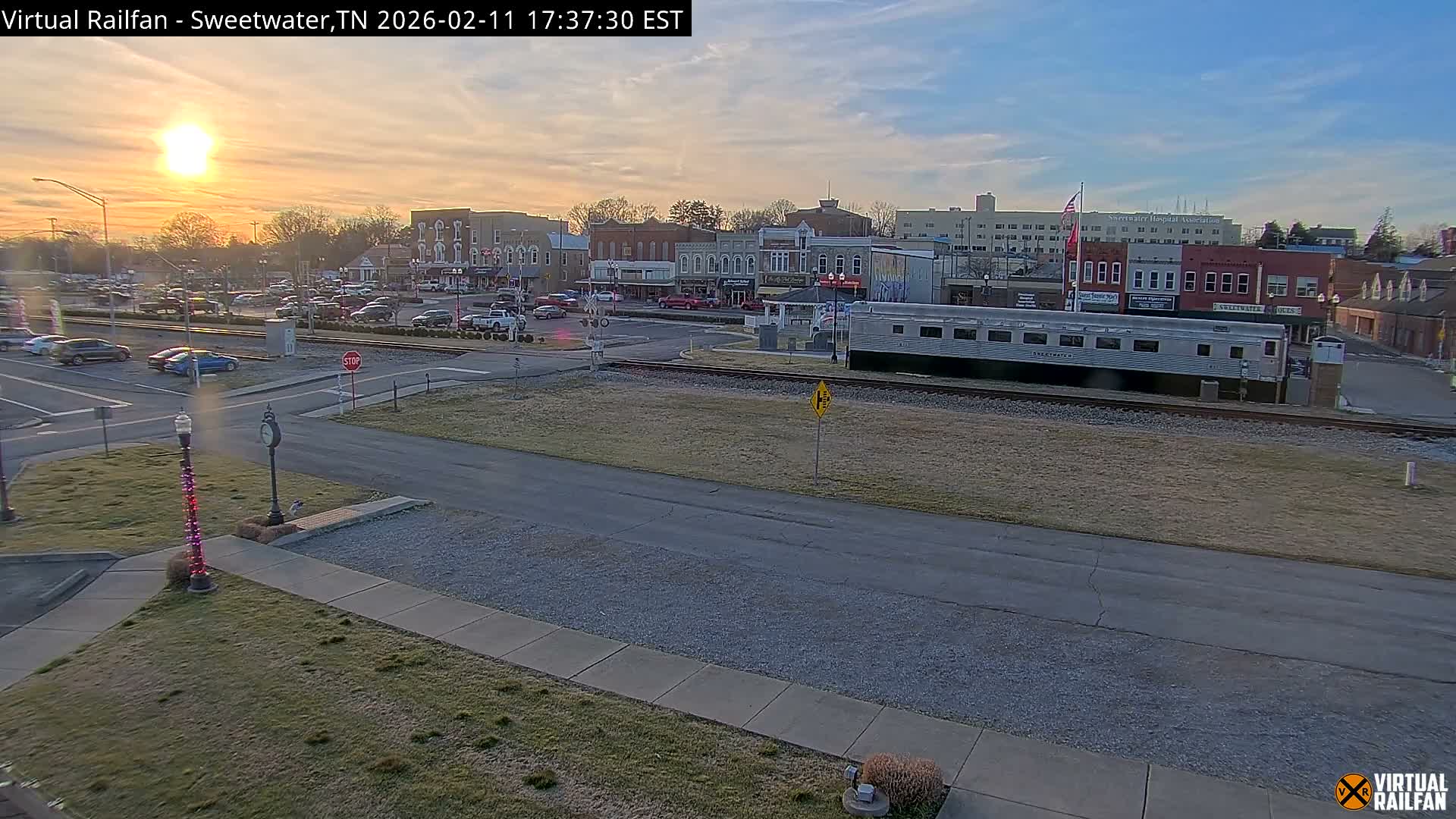 Sweetwater City & Railroad/Traincar Live Cam - Sweetwater, Monroe, Tennessee, USA