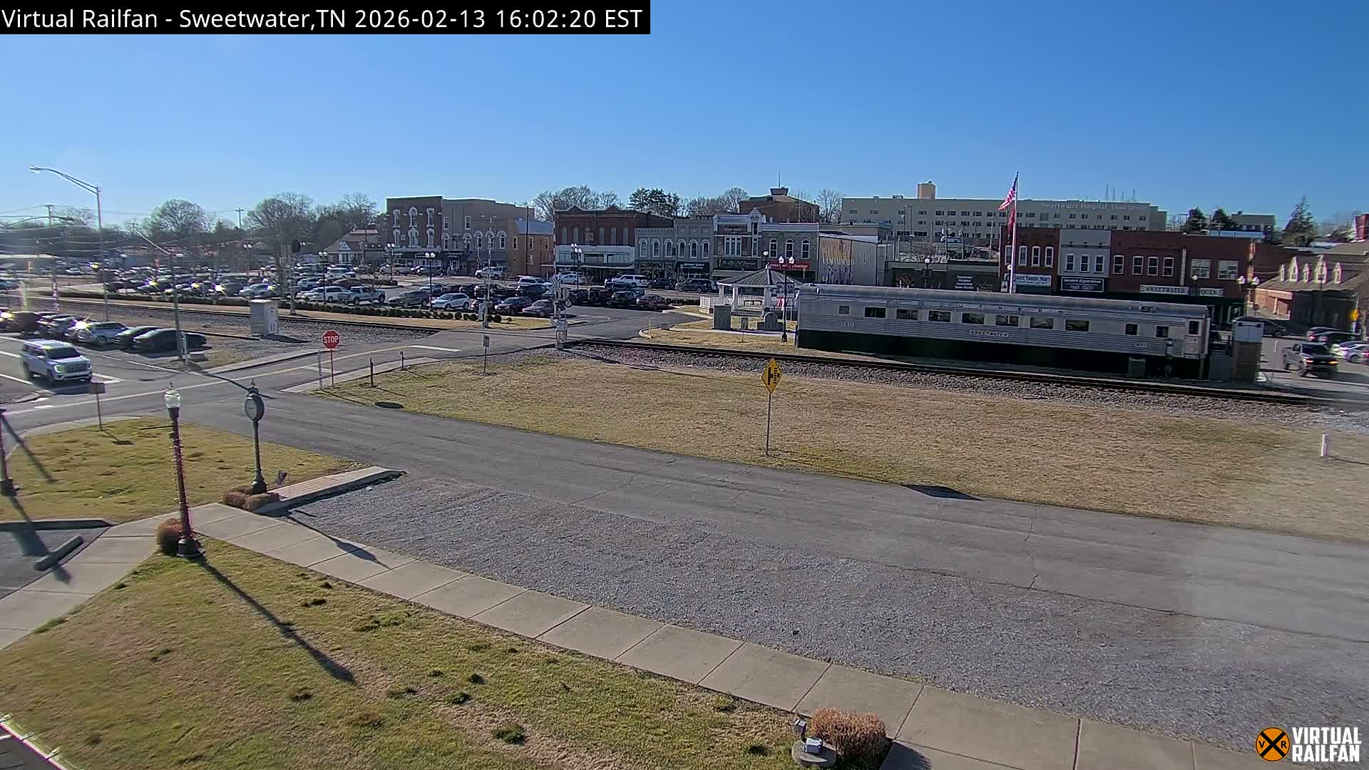 Sweetwater City & Railroad/Traincar Live Cam - Sweetwater, Monroe, Tennessee, USA
