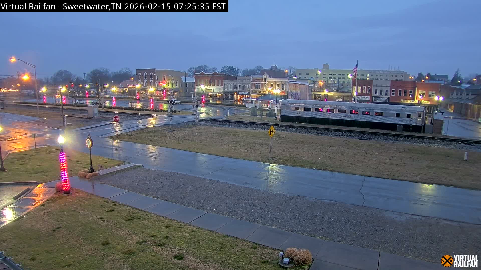 Sweetwater City & Railroad/Traincar Live Cam - Sweetwater, Monroe, Tennessee, USA