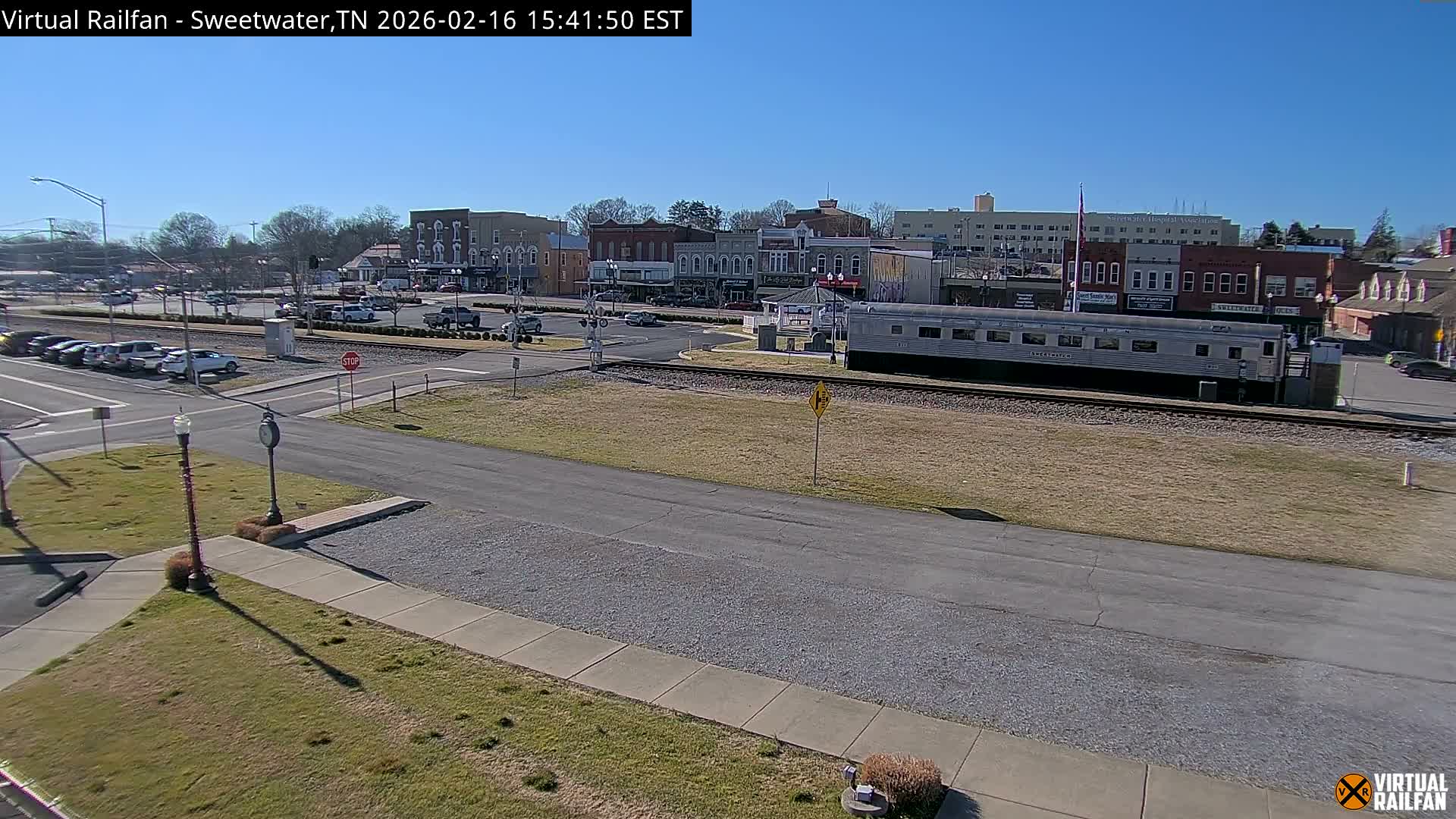 Sweetwater City & Railroad/Traincar Live Cam - Sweetwater, Monroe, Tennessee, USA