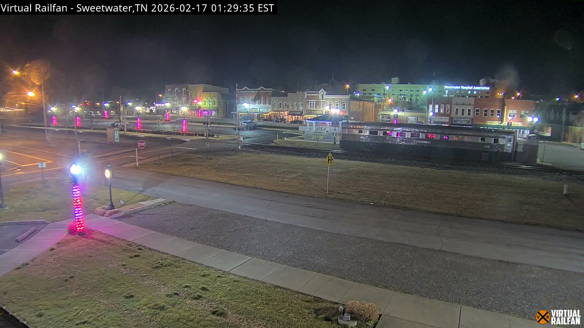 Sweetwater City & Railroad/Traincar Live Cam - Sweetwater, Monroe, Tennessee, USA
