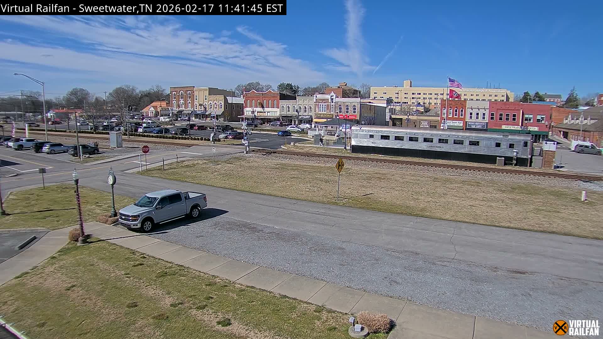 Sweetwater City & Railroad/Traincar Live Cam - Sweetwater, Monroe, Tennessee, USA