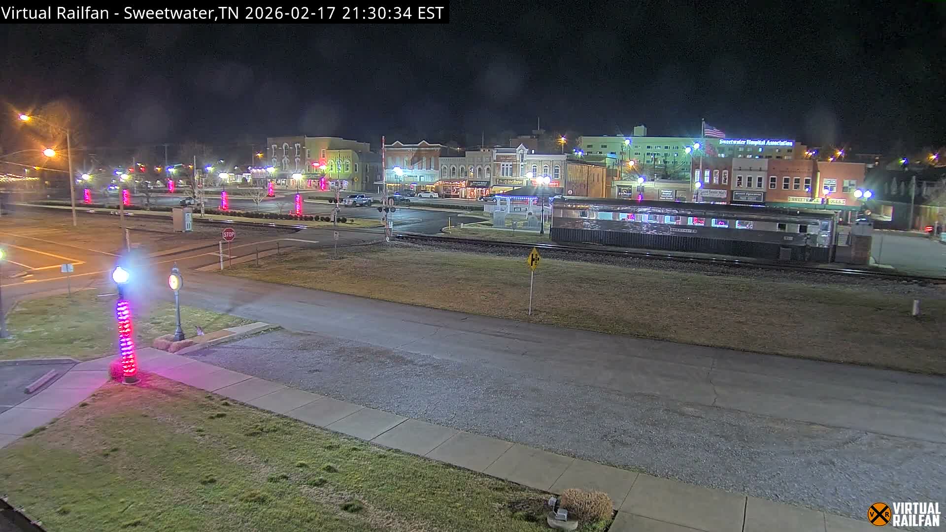Sweetwater City & Railroad/Traincar Live Cam - Sweetwater, Monroe, Tennessee, USA