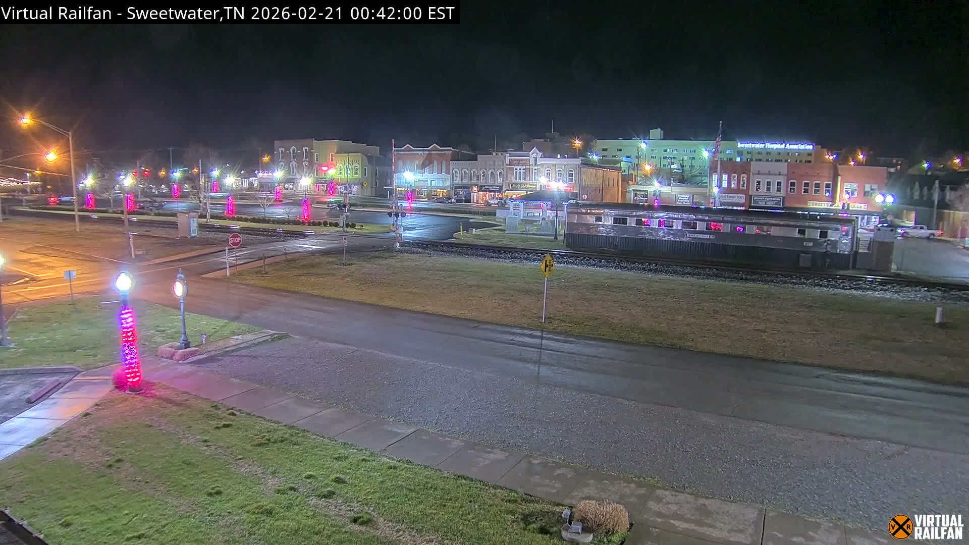 Sweetwater City & Railroad/Traincar Live Cam - Sweetwater, Monroe, Tennessee, USA