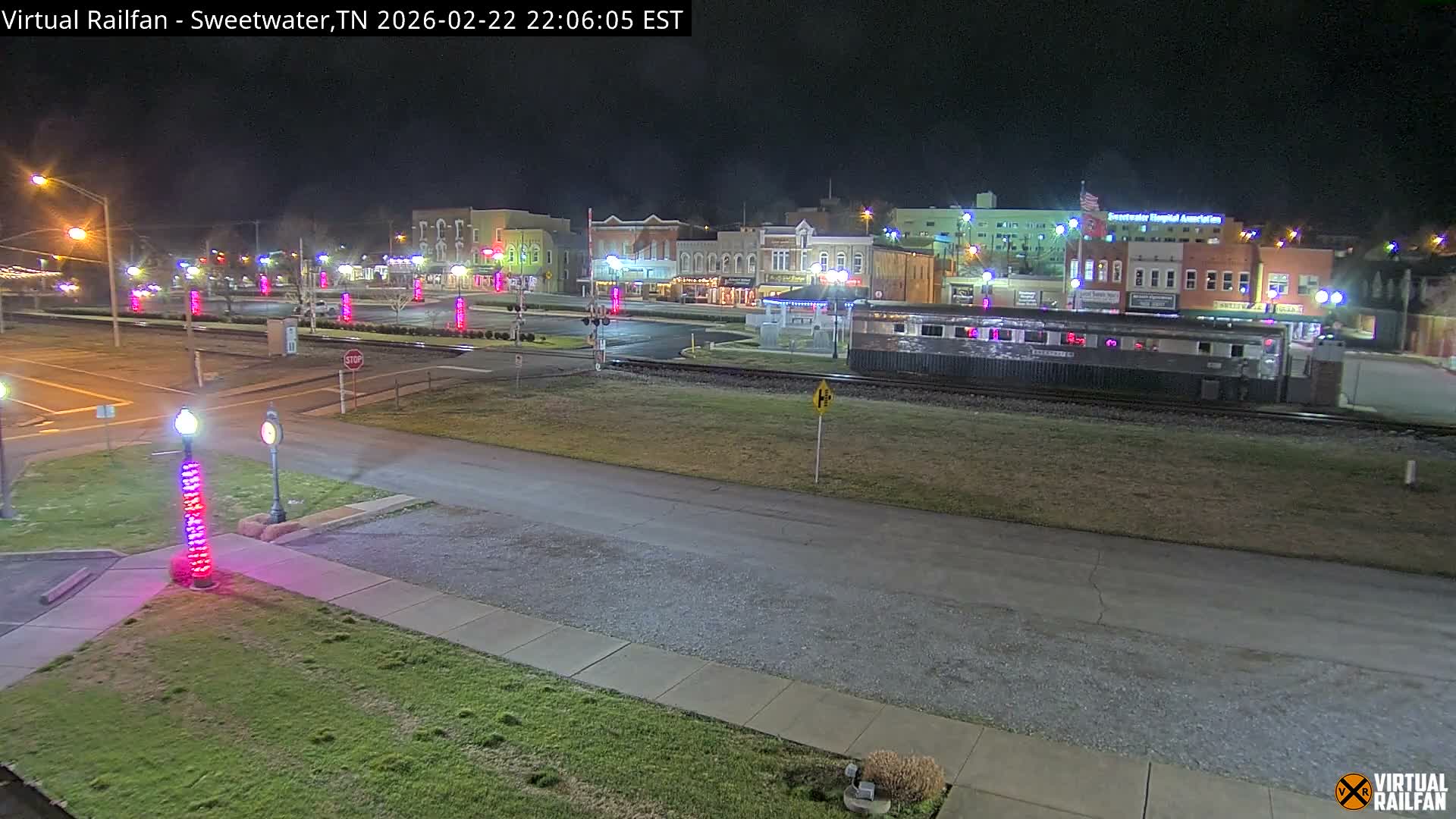 Sweetwater City & Railroad/Traincar Live Cam - Sweetwater, Monroe, Tennessee, USA