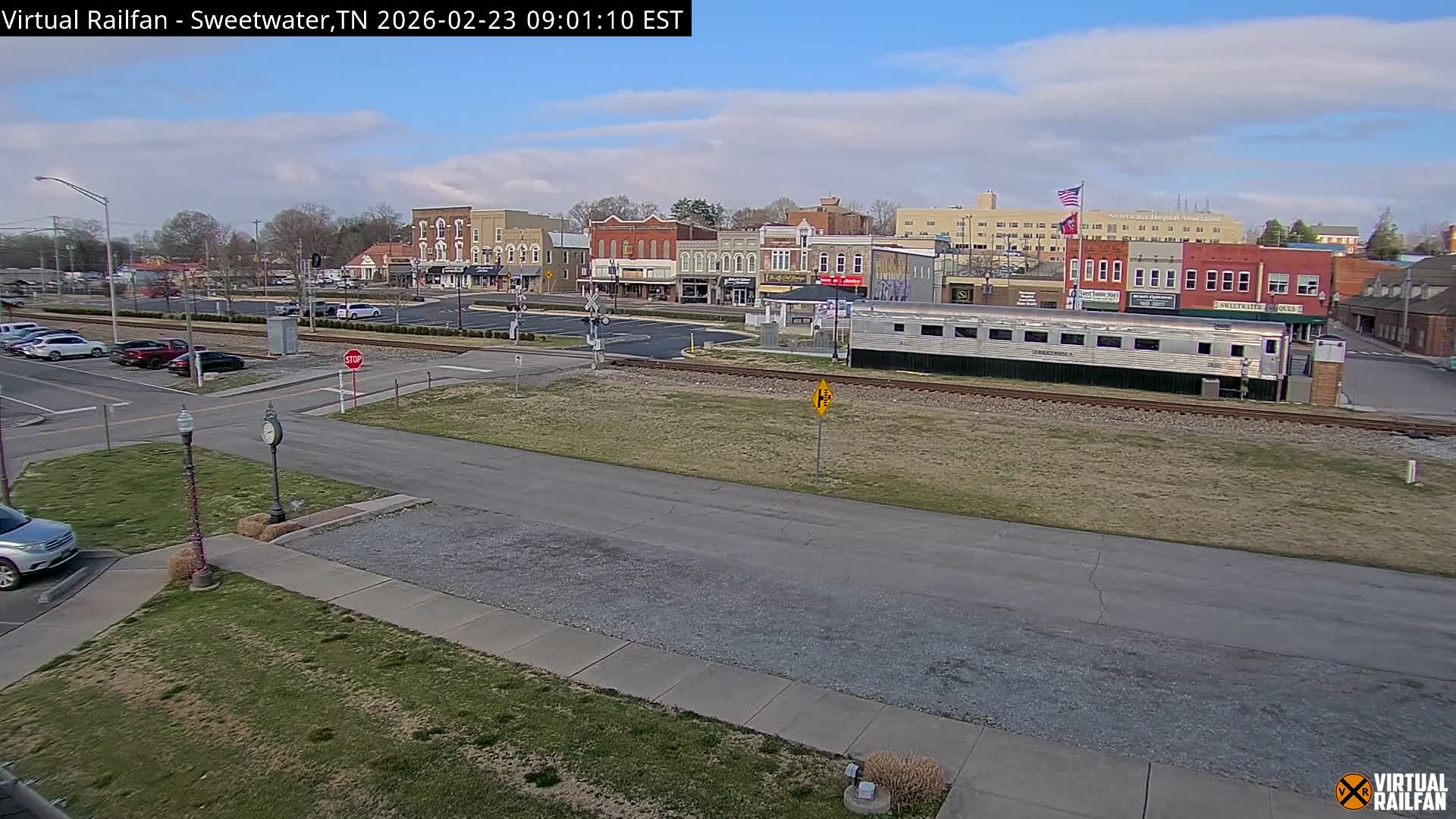 Sweetwater City & Railroad/Traincar Live Cam - Sweetwater, Monroe, Tennessee, USA