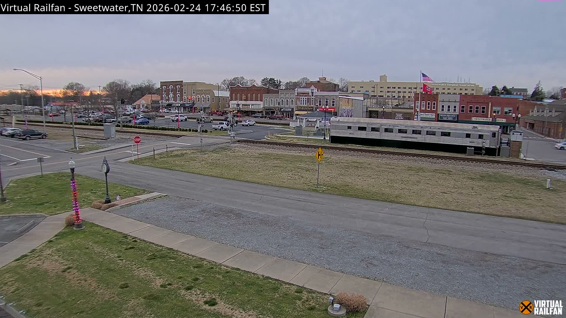 Sweetwater City & Railroad/Traincar Live Cam - Sweetwater, Monroe, Tennessee, USA