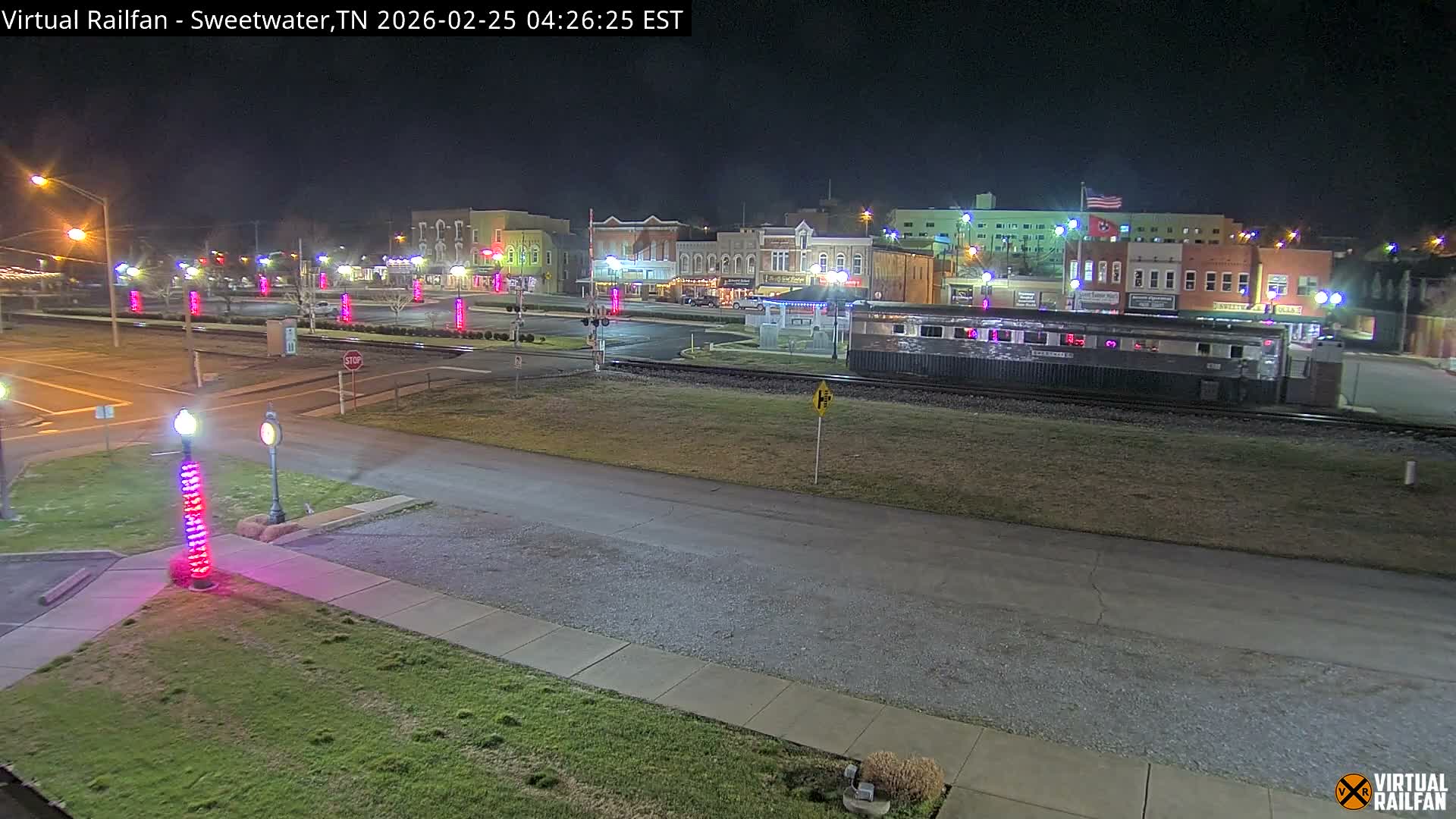 Sweetwater City & Railroad/Traincar Live Cam - Sweetwater, Monroe, Tennessee, USA
