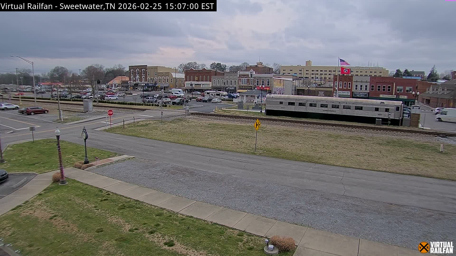 Sweetwater City & Railroad/Traincar Live Cam - Sweetwater, Monroe, Tennessee, USA