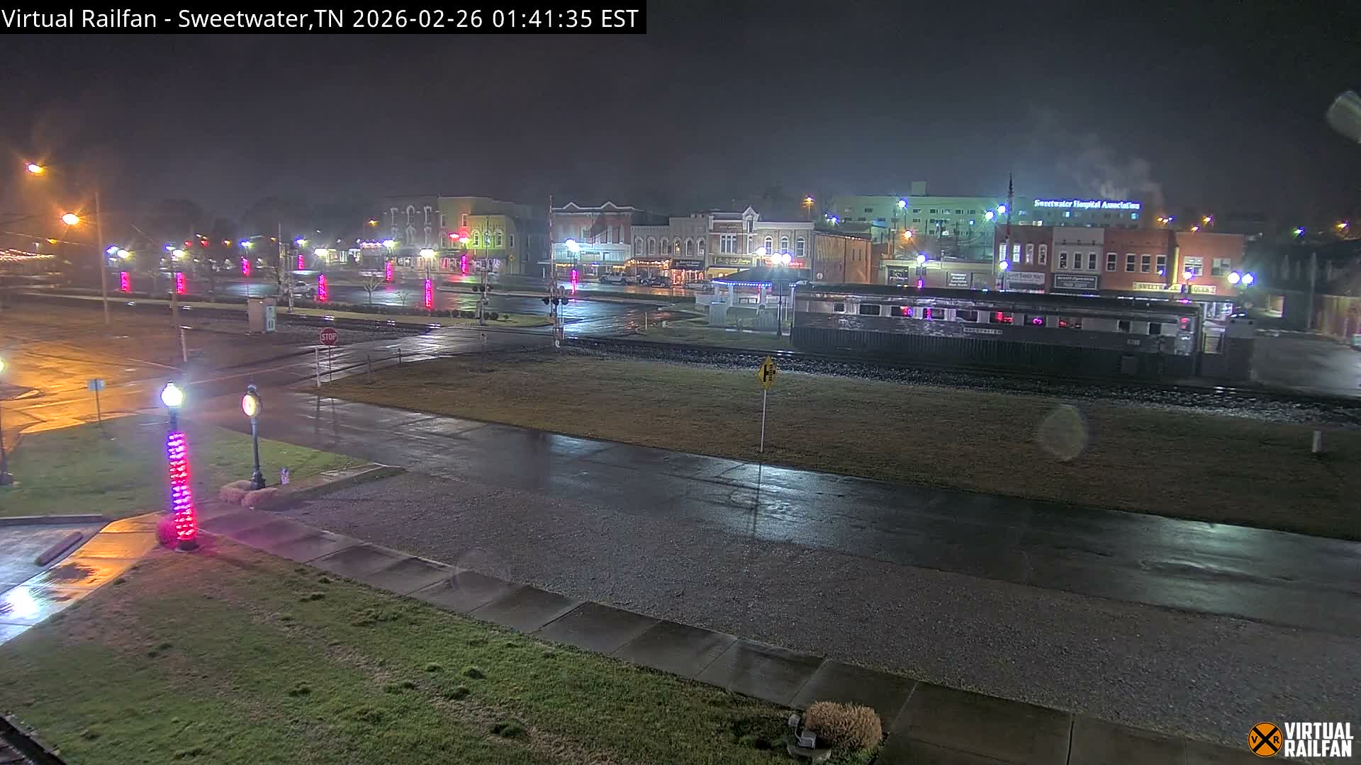 Sweetwater City & Railroad/Traincar Live Cam - Sweetwater, Monroe, Tennessee, USA