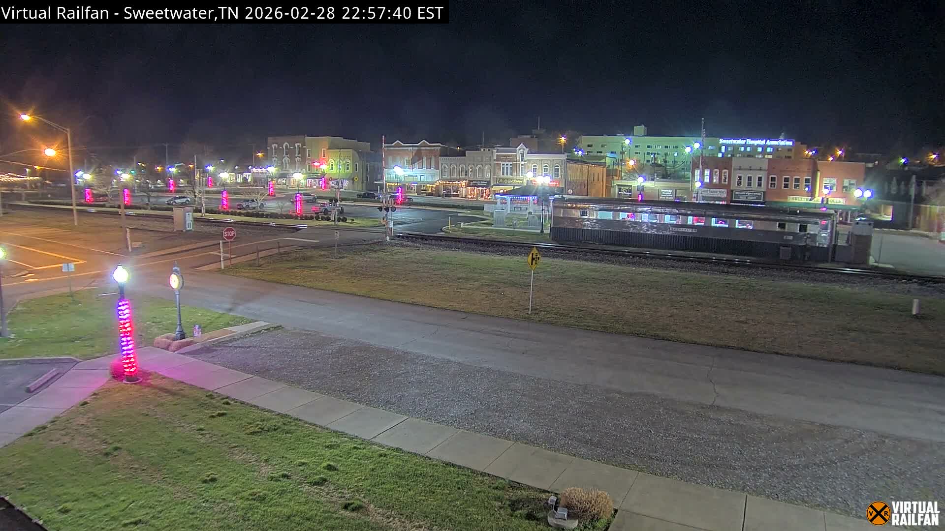 Sweetwater City & Railroad/Traincar Live Cam - Sweetwater, Monroe, Tennessee, USA