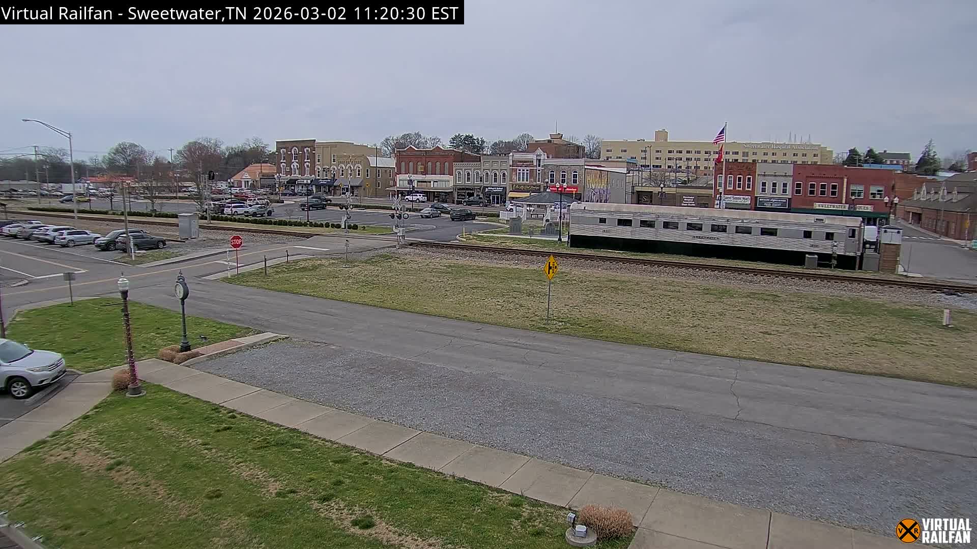 Sweetwater City & Railroad/Traincar Live Cam - Sweetwater, Monroe, Tennessee, USA