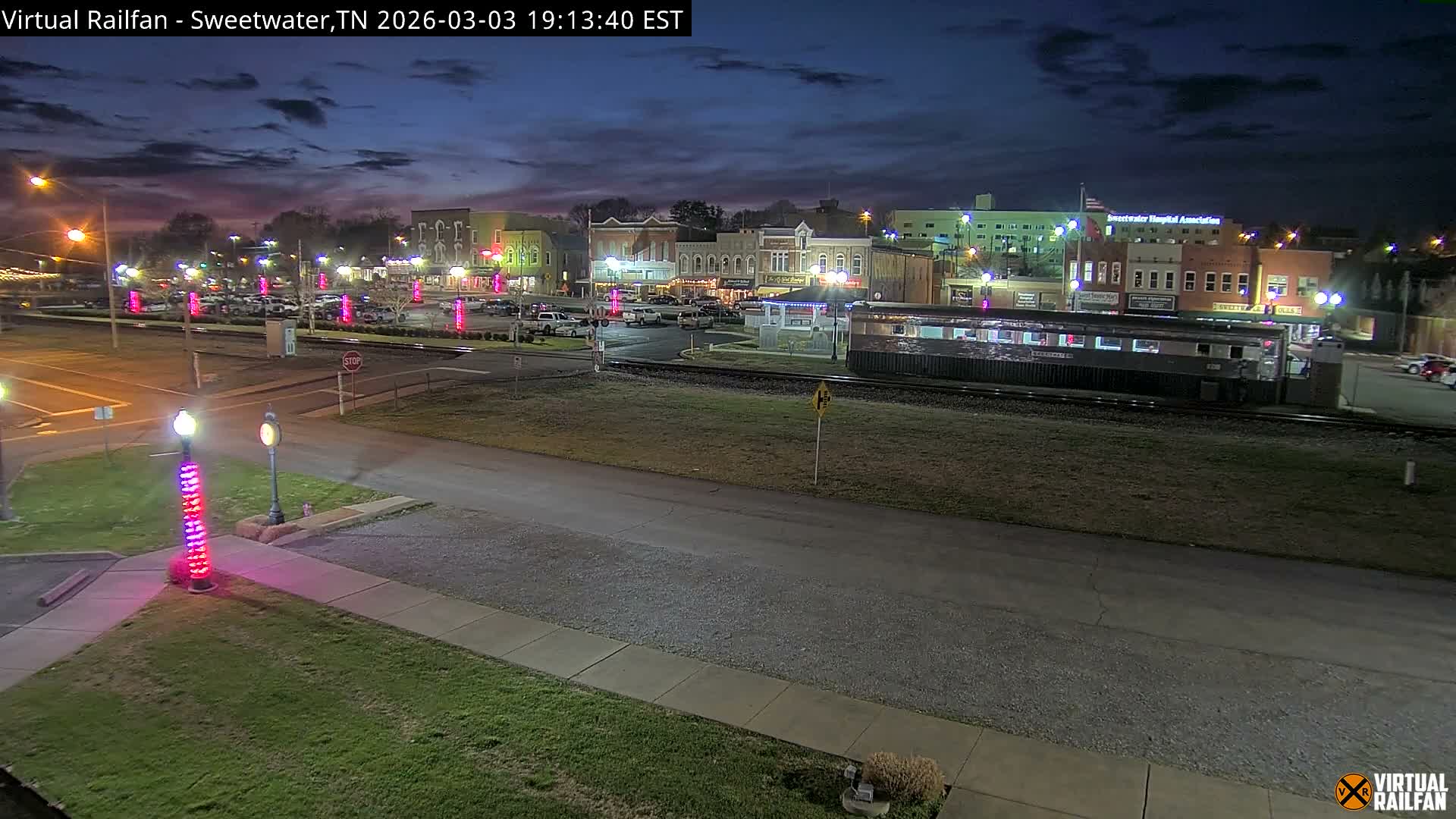 Sweetwater City & Railroad/Traincar Live Cam - Sweetwater, Monroe, Tennessee, USA