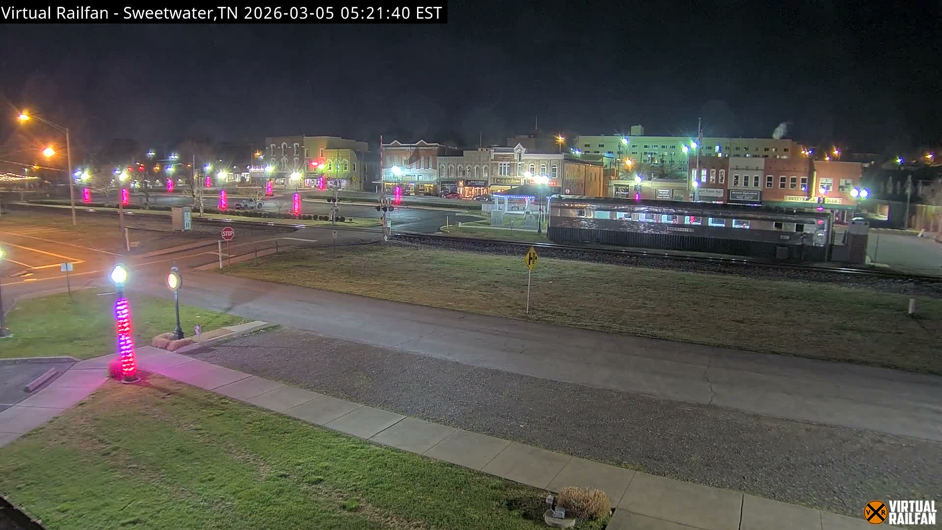 Sweetwater City & Railroad/Traincar Live Cam - Sweetwater, Monroe, Tennessee, USA