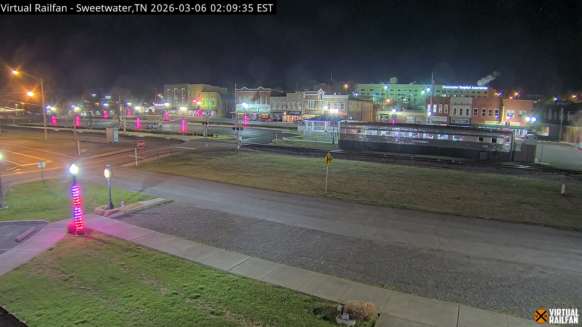 Sweetwater City & Railroad/Traincar Live Cam - Sweetwater, Monroe, Tennessee, USA