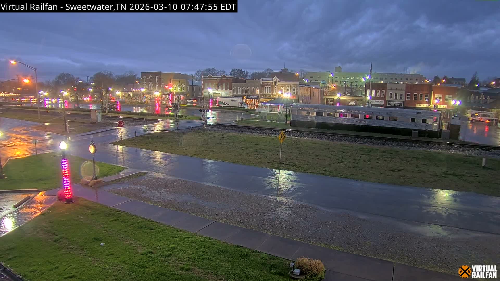 Sweetwater City & Railroad/Traincar Live Cam - Sweetwater, Monroe, Tennessee, USA