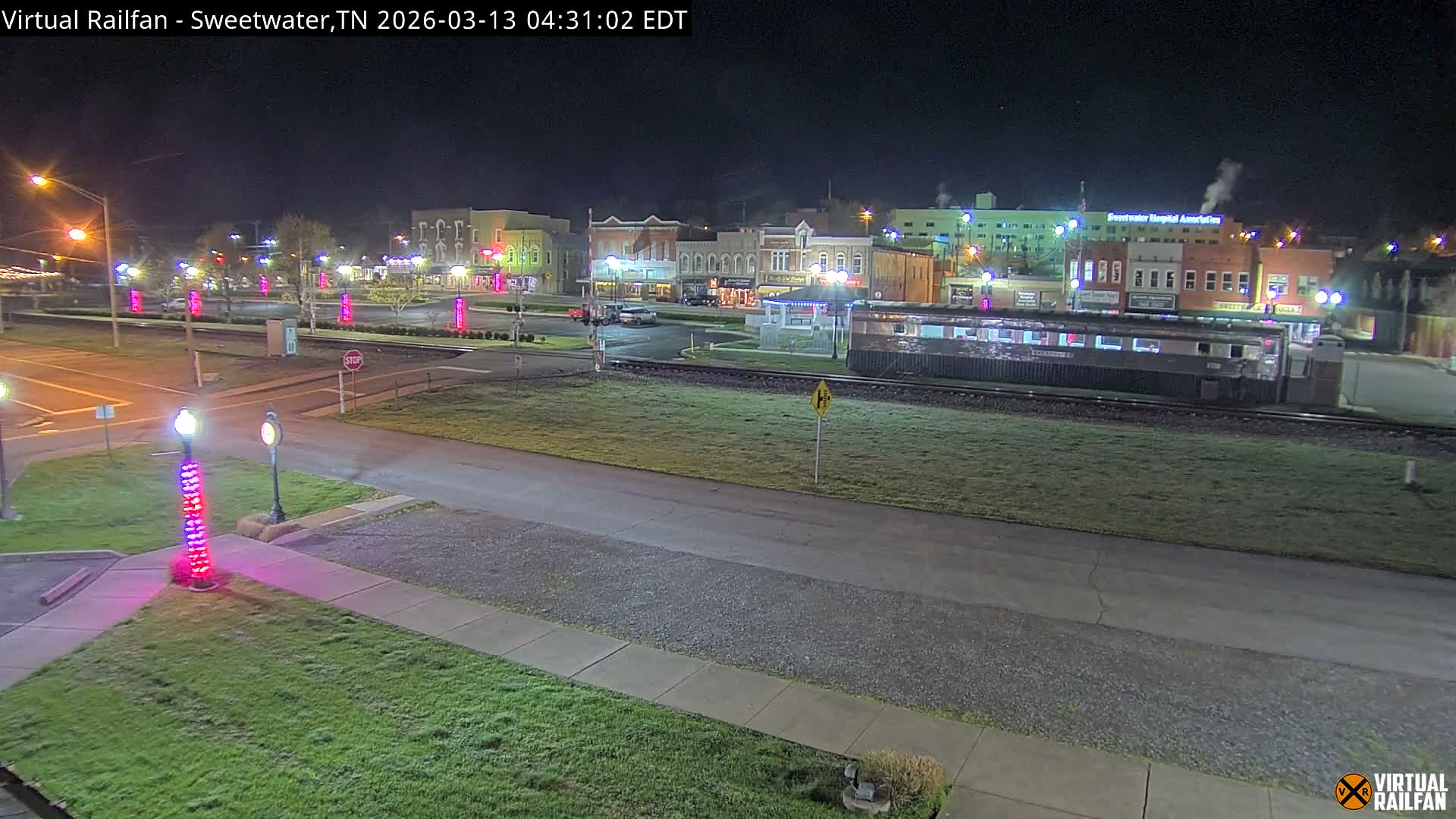 Sweetwater City & Railroad/Traincar Live Cam - Sweetwater, Monroe, Tennessee, USA