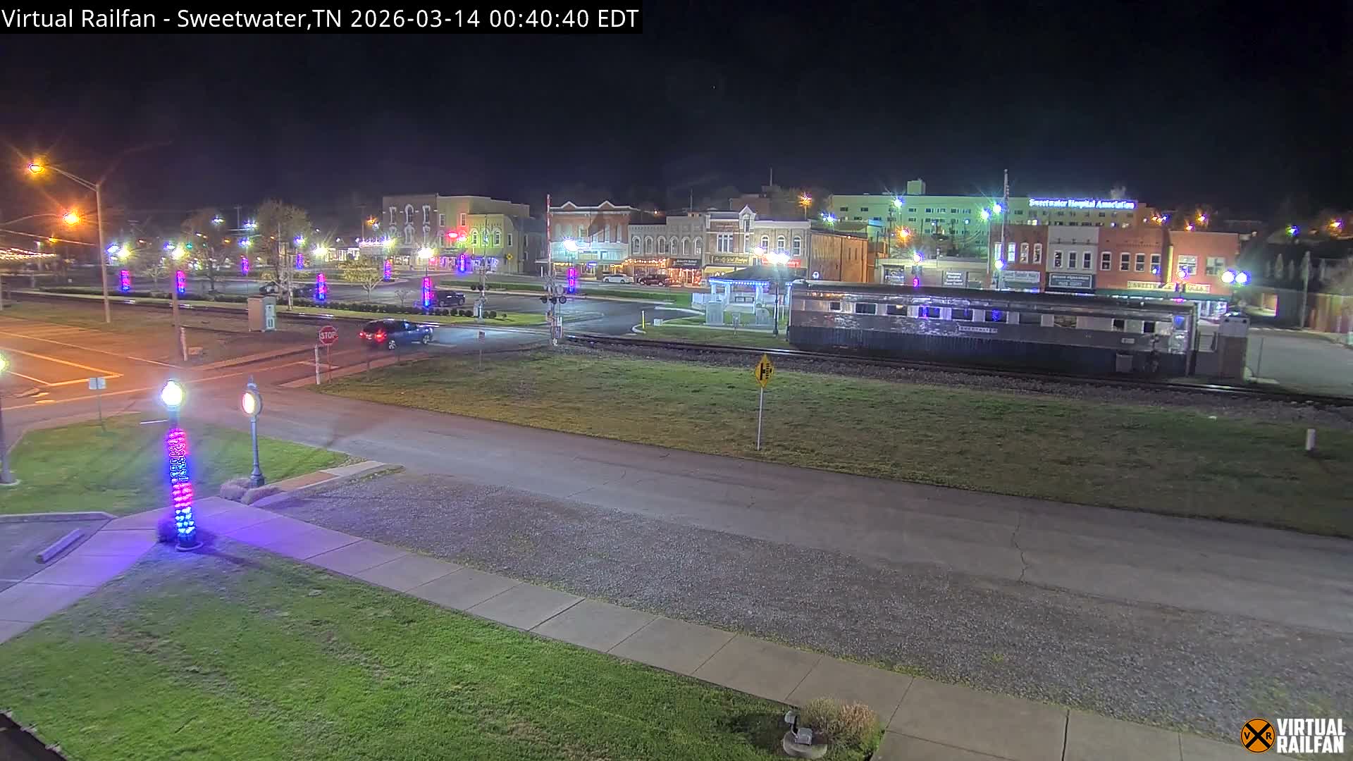 Sweetwater City & Railroad/Traincar Live Cam - Sweetwater, Monroe, Tennessee, USA