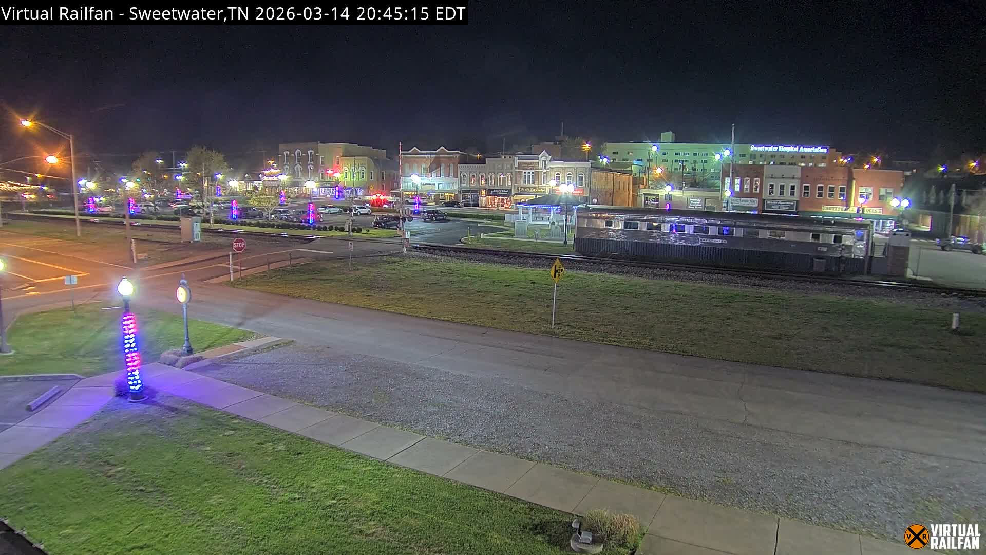 Sweetwater City & Railroad/Traincar Live Cam - Sweetwater, Monroe, Tennessee, USA