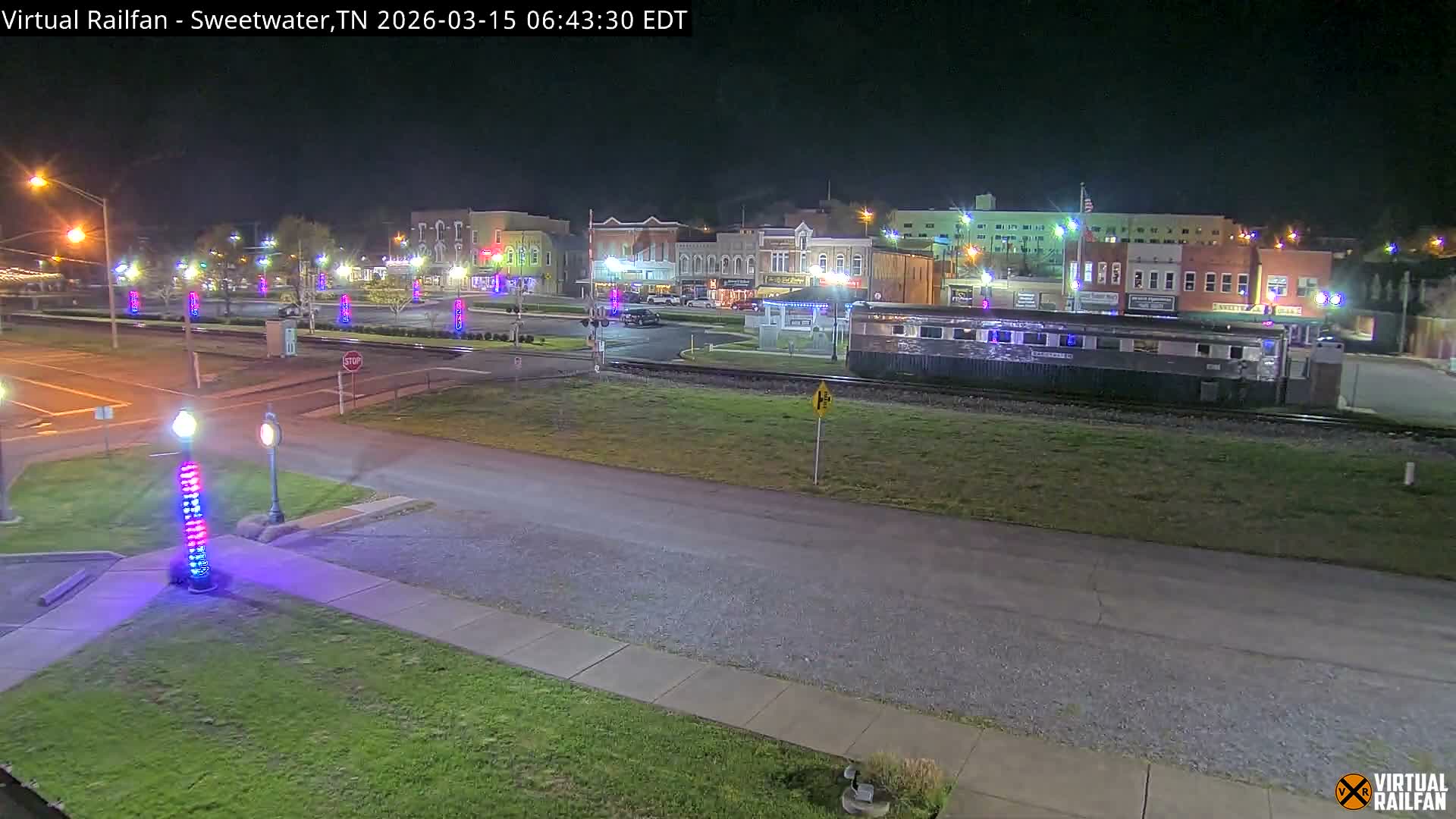 Sweetwater City & Railroad/Traincar Live Cam - Sweetwater, Monroe, Tennessee, USA