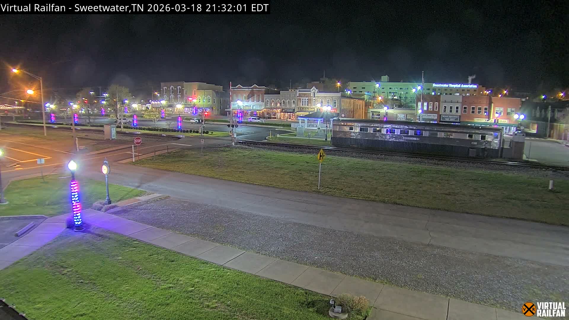 Sweetwater City & Railroad/Traincar Live Cam - Sweetwater, Monroe, Tennessee, USA