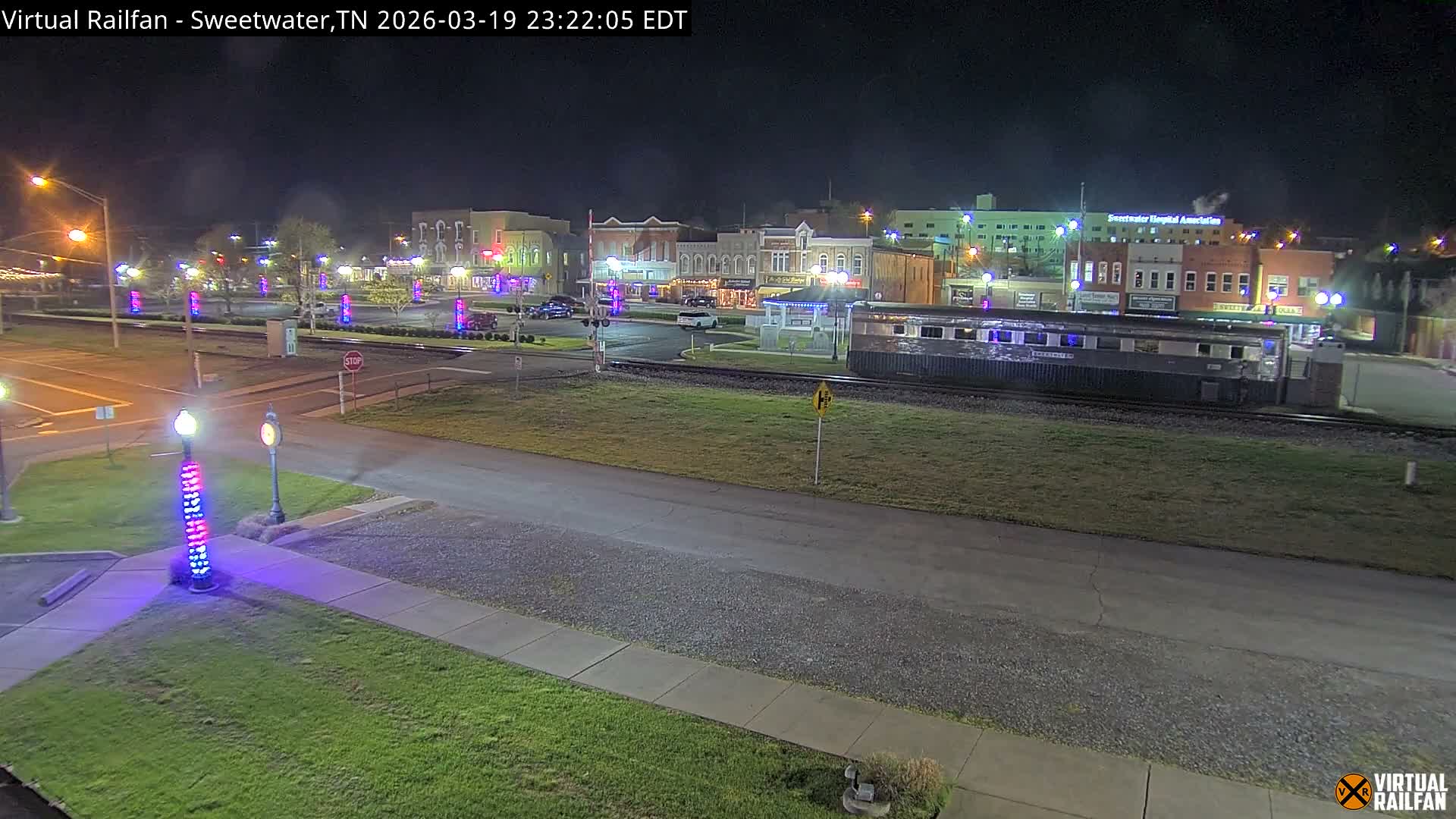 Sweetwater City & Railroad/Traincar Live Cam - Sweetwater, Monroe, Tennessee, USA