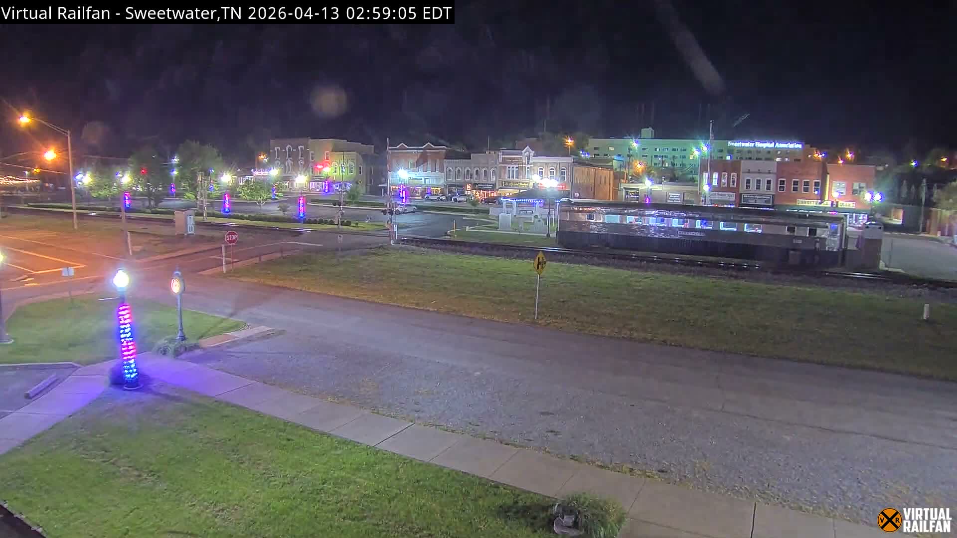 Sweetwater City & Railroad/Traincar Live Cam - Sweetwater, Monroe, Tennessee, USA