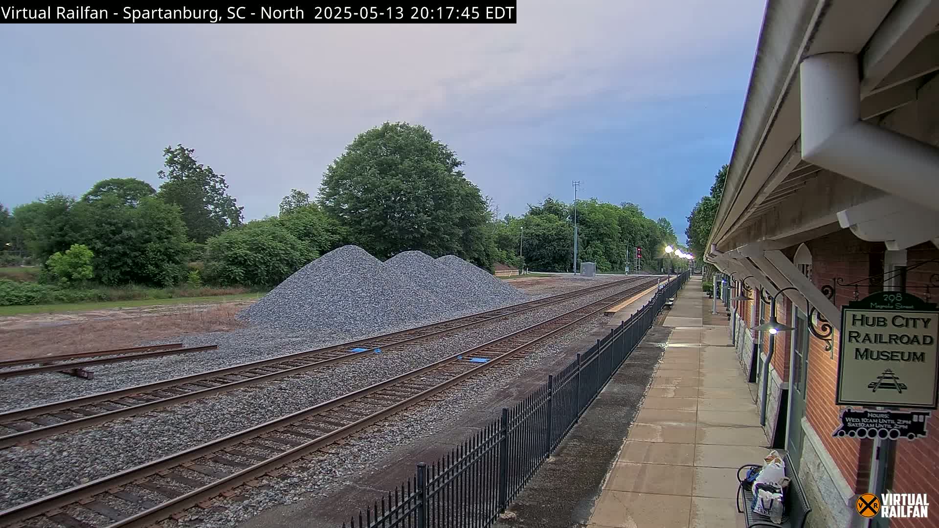 Spartanburg Railway Station &Hubcity Railroad Museum Live Cam - Spartanburg, Spartanburg , South Carolina, USA