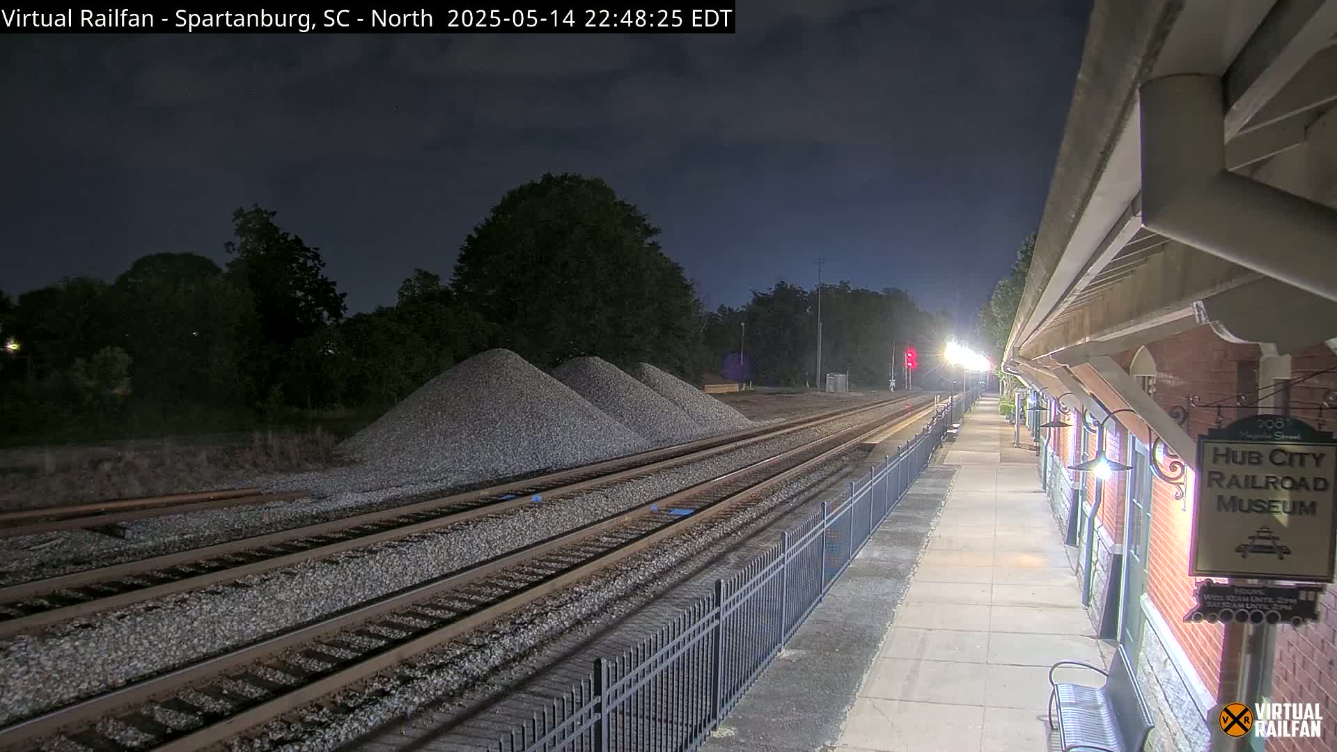 Spartanburg Railway Station &Hubcity Railroad Museum Live Cam - Spartanburg, Spartanburg , South Carolina, USA