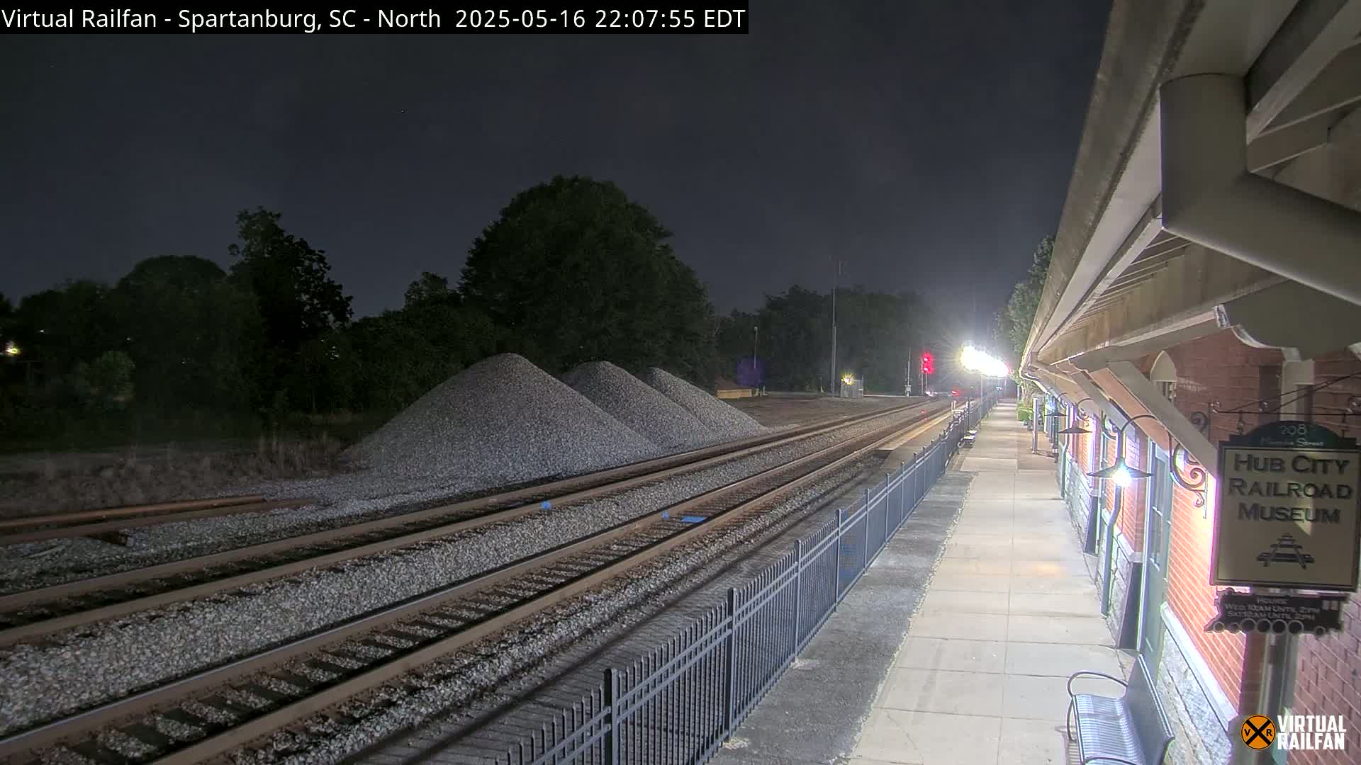 Spartanburg Railway Station &Hubcity Railroad Museum Live Cam - Spartanburg, Spartanburg , South Carolina, USA