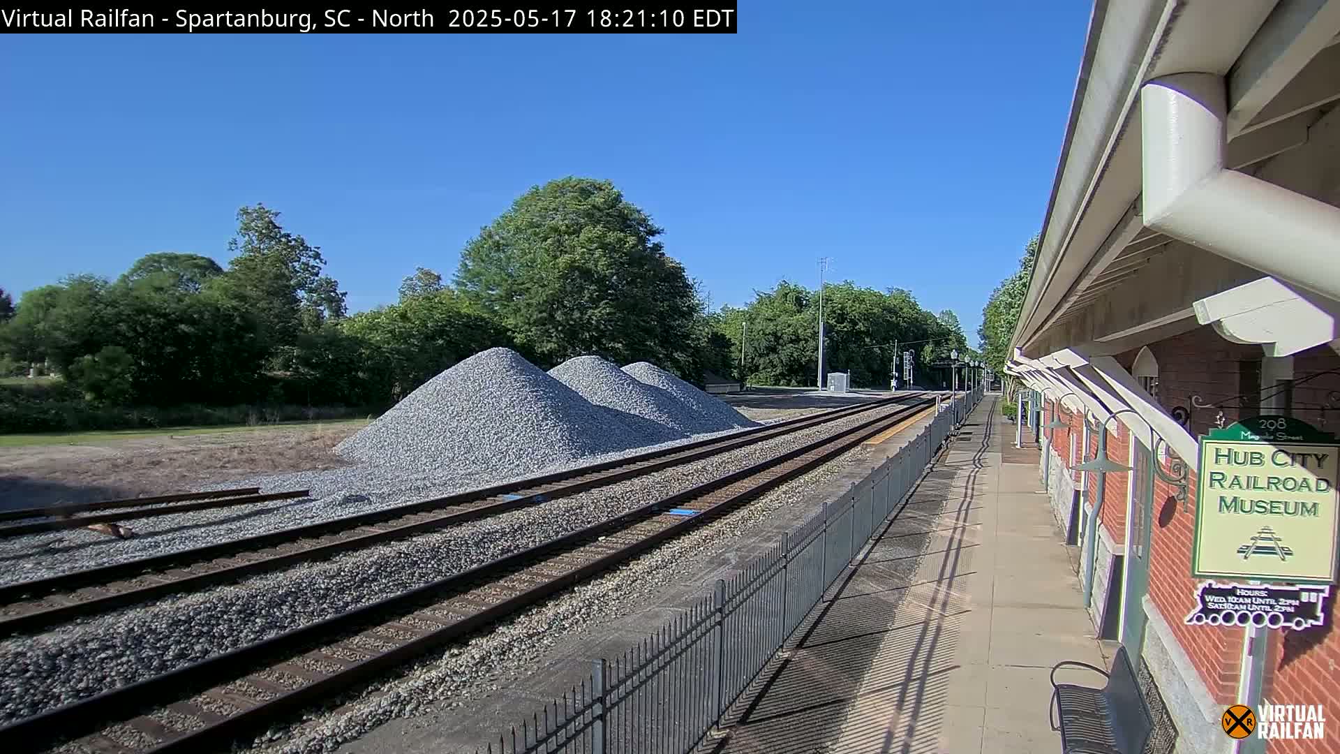 Spartanburg Railway Station &Hubcity Railroad Museum Live Cam - Spartanburg, Spartanburg , South Carolina, USA