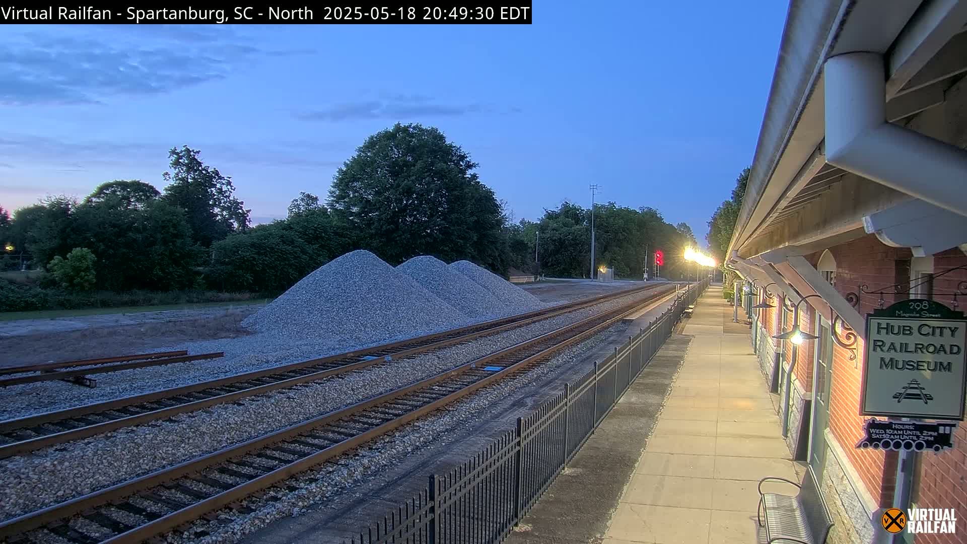 Spartanburg Railway Station &Hubcity Railroad Museum Live Cam - Spartanburg, Spartanburg , South Carolina, USA
