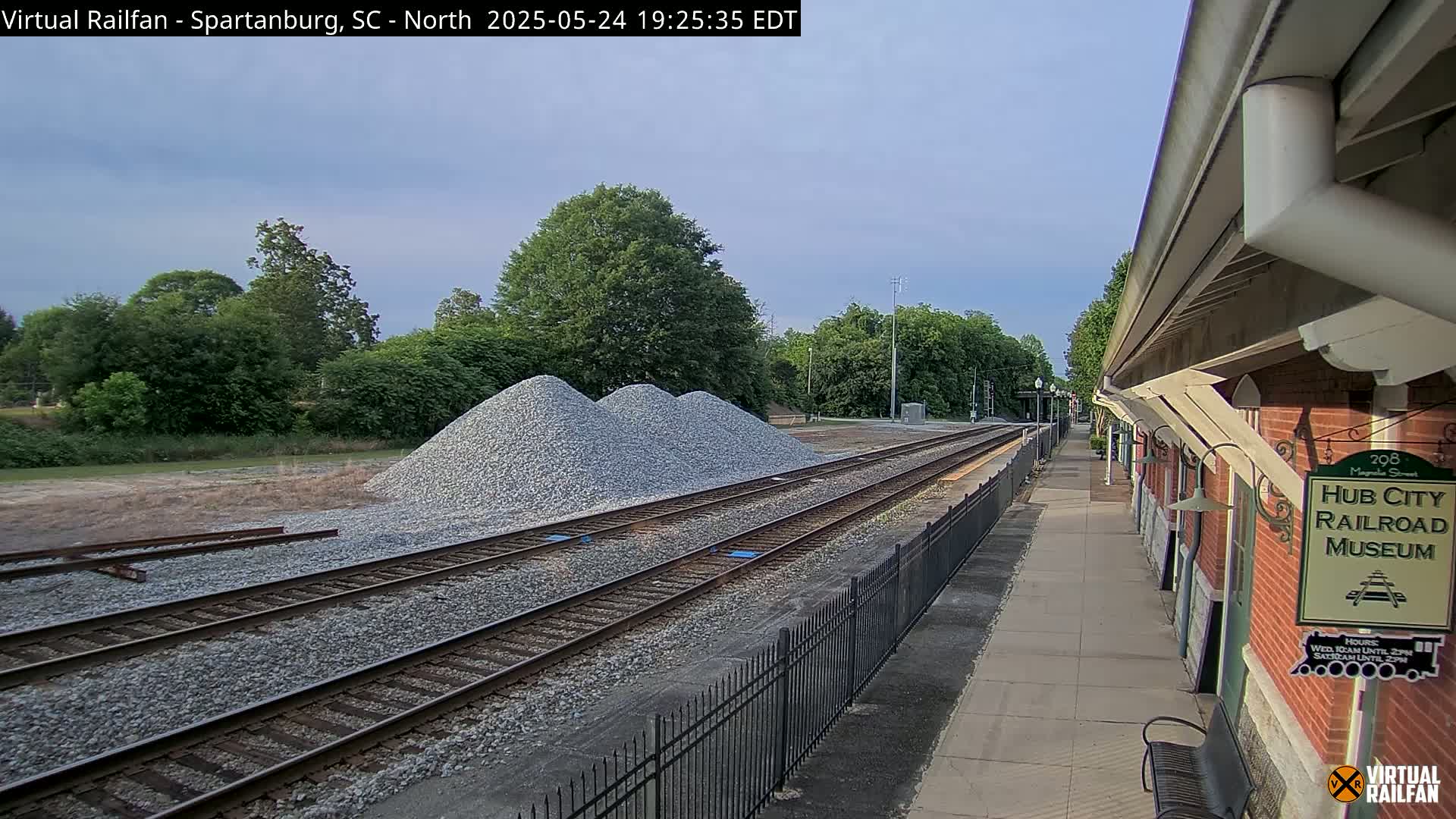 Spartanburg Railway Station &Hubcity Railroad Museum Live Cam - Spartanburg, Spartanburg , South Carolina, USA