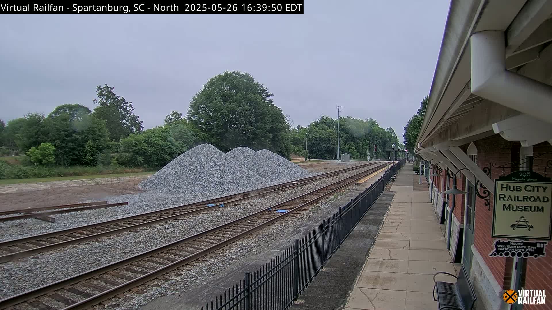 Spartanburg Railway Station &Hubcity Railroad Museum Live Cam - Spartanburg, Spartanburg , South Carolina, USA