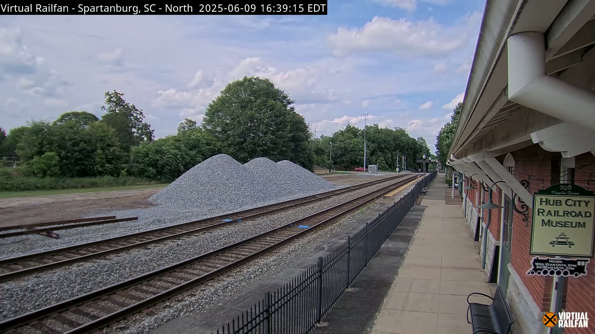 Spartanburg Railway Station &Hubcity Railroad Museum Live Cam - Spartanburg, Spartanburg , South Carolina, USA