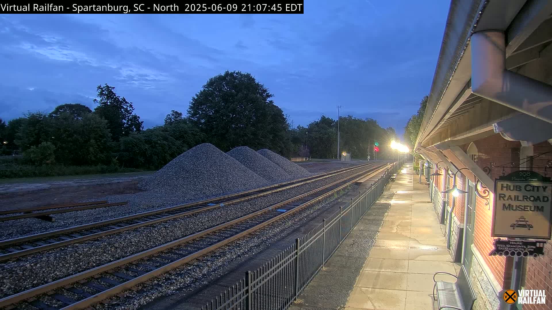 Spartanburg Railway Station &Hubcity Railroad Museum Live Cam - Spartanburg, Spartanburg , South Carolina, USA