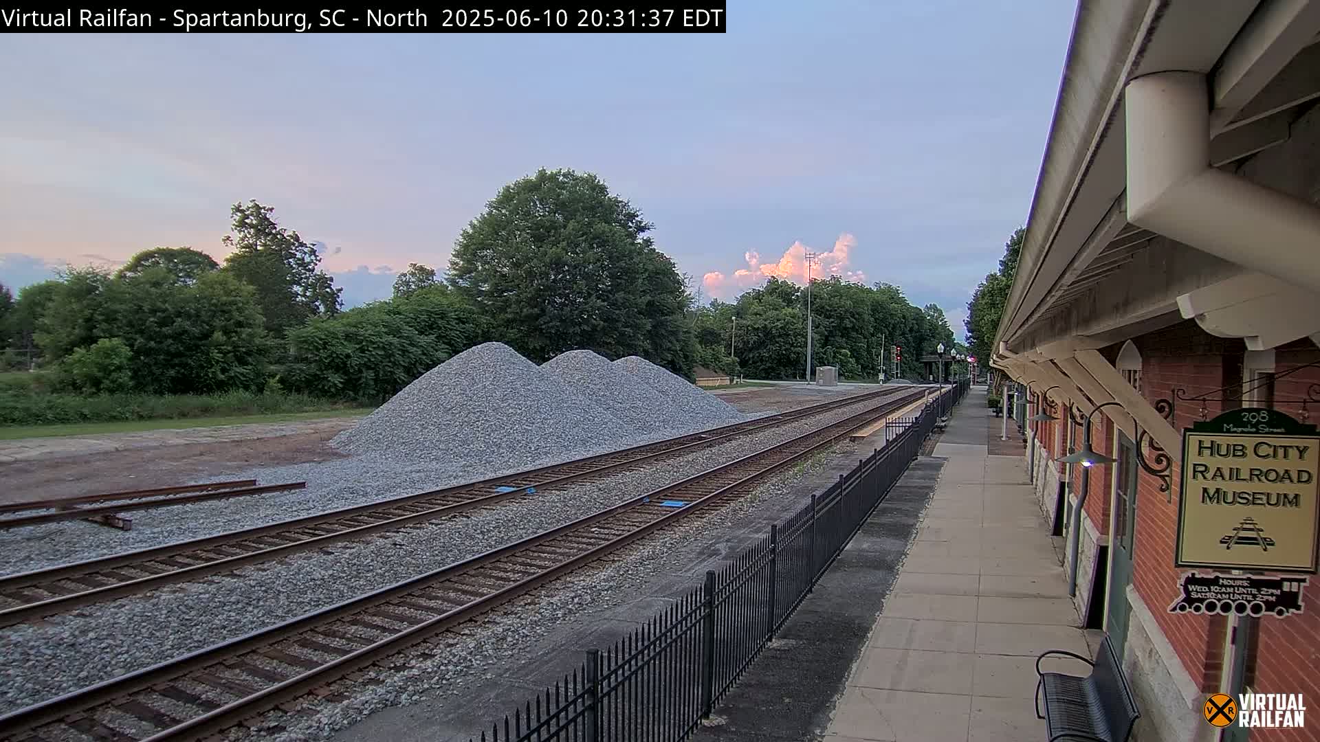 Spartanburg Railway Station &Hubcity Railroad Museum Live Cam - Spartanburg, Spartanburg , South Carolina, USA