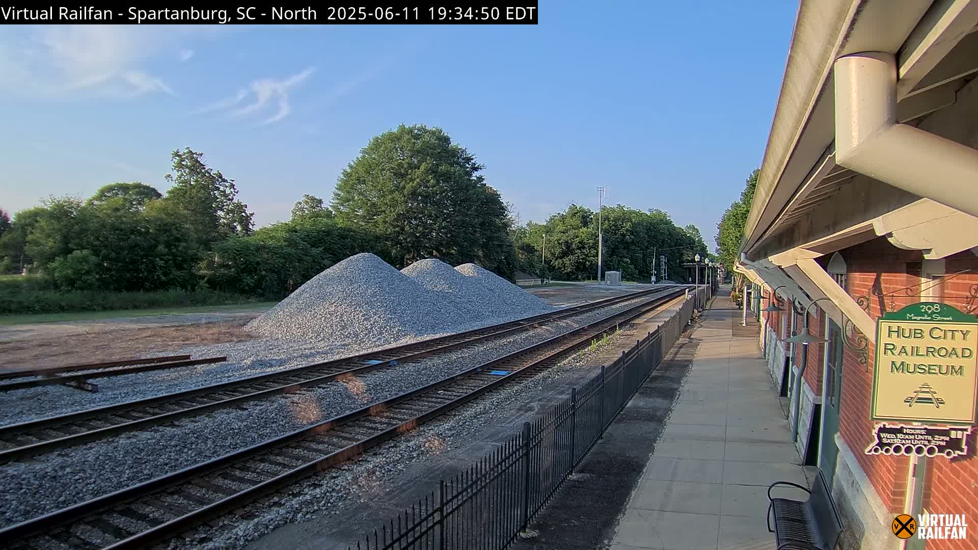 Spartanburg Railway Station &Hubcity Railroad Museum Live Cam - Spartanburg, Spartanburg , South Carolina, USA