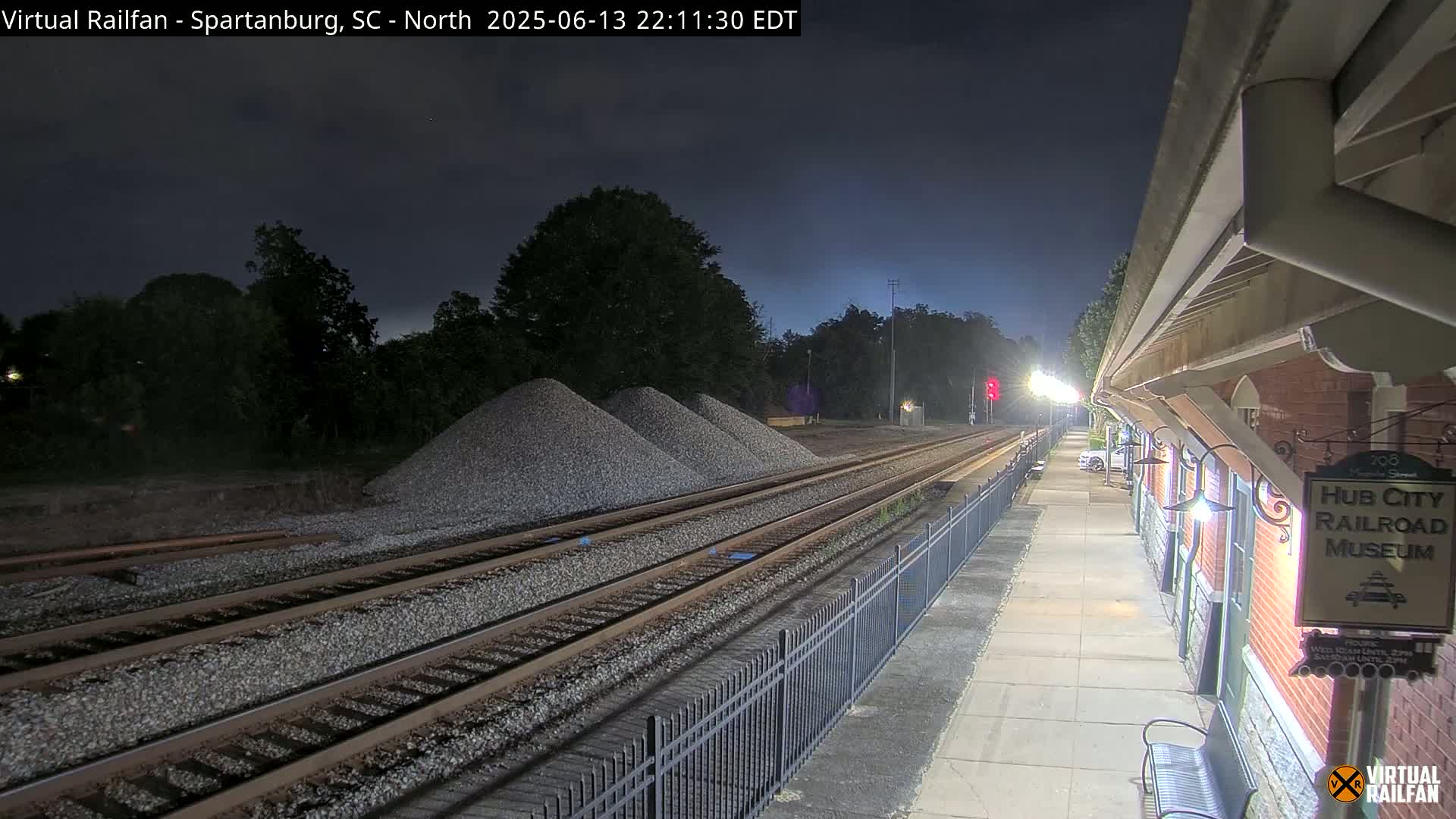 Spartanburg Railway Station &Hubcity Railroad Museum Live Cam - Spartanburg, Spartanburg , South Carolina, USA