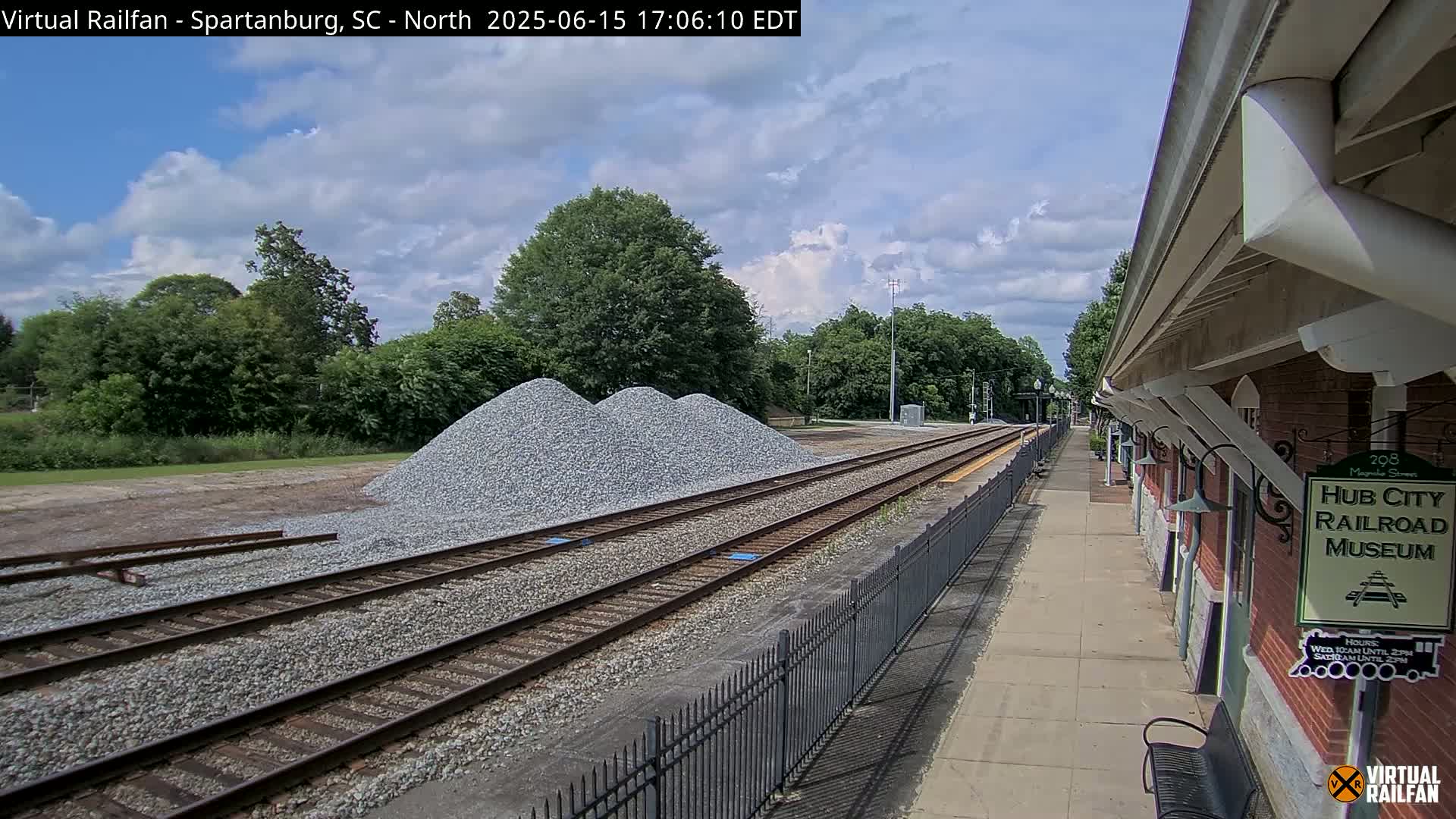 Spartanburg Railway Station &Hubcity Railroad Museum Live Cam - Spartanburg, Spartanburg , South Carolina, USA