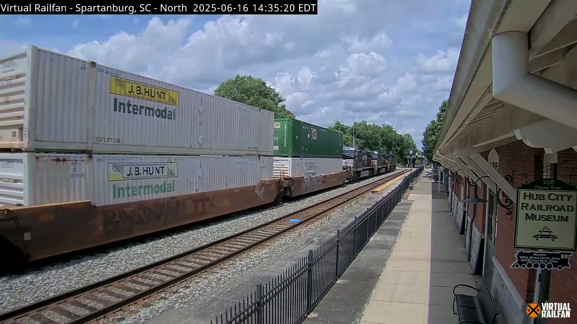 Spartanburg Railway Station &Hubcity Railroad Museum Live Cam - Spartanburg, Spartanburg , South Carolina, USA