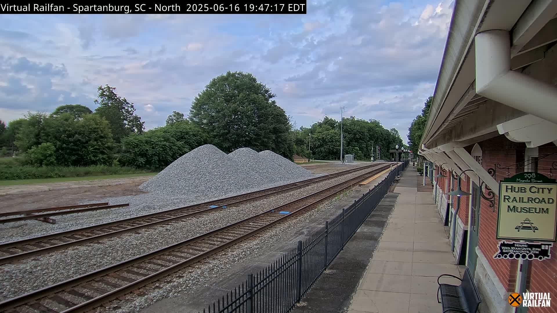 Spartanburg Railway Station &Hubcity Railroad Museum Live Cam - Spartanburg, Spartanburg , South Carolina, USA