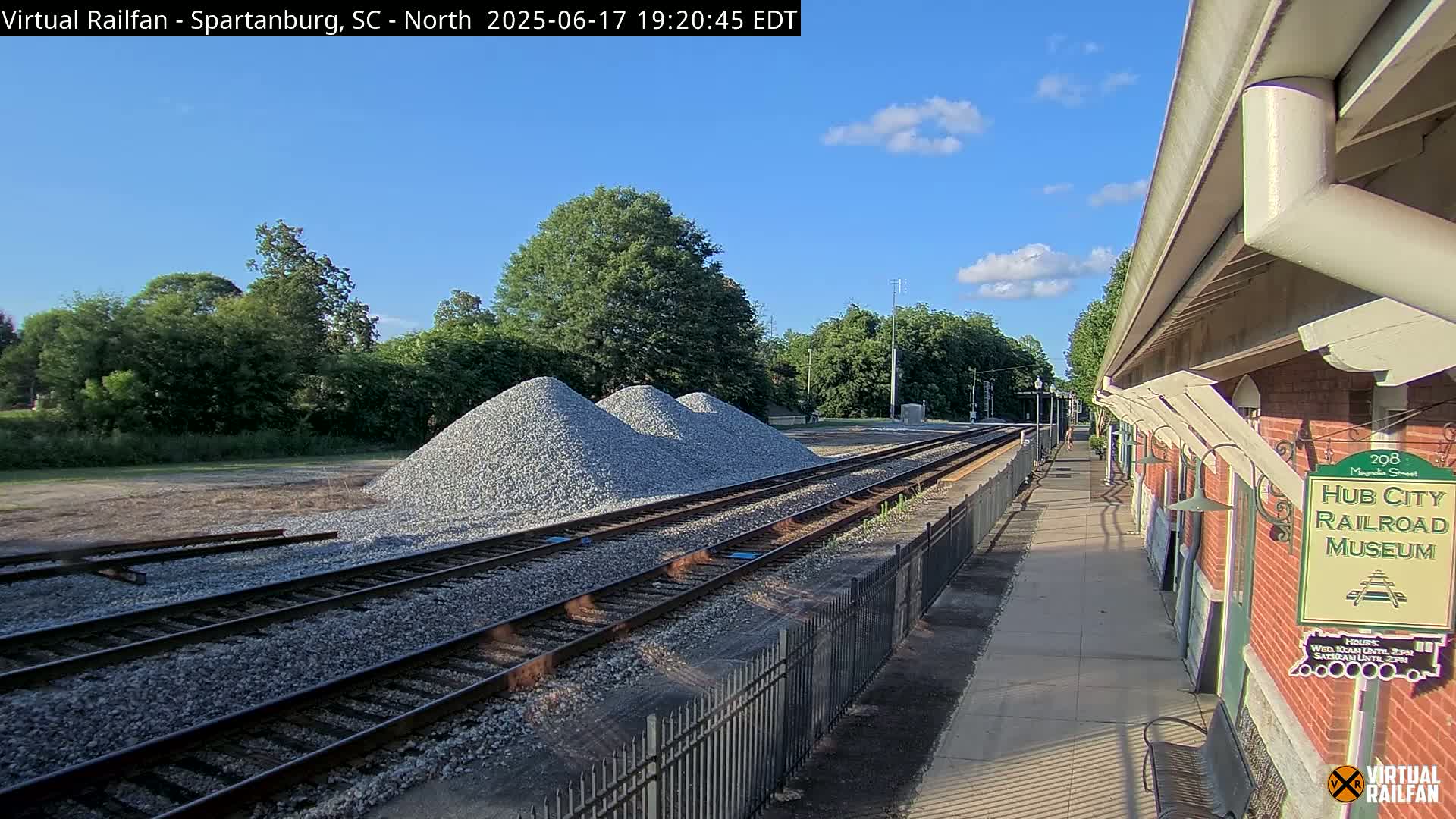 Spartanburg Railway Station &Hubcity Railroad Museum Live Cam - Spartanburg, Spartanburg , South Carolina, USA