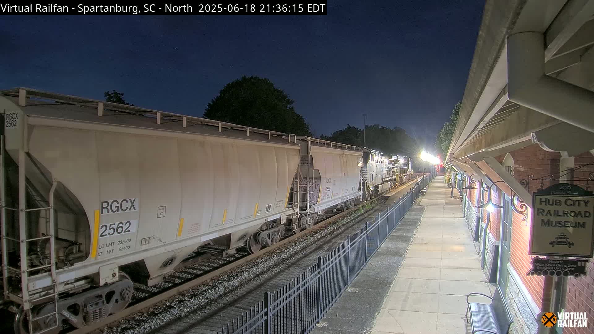 Spartanburg Railway Station &Hubcity Railroad Museum Live Cam - Spartanburg, Spartanburg , South Carolina, USA