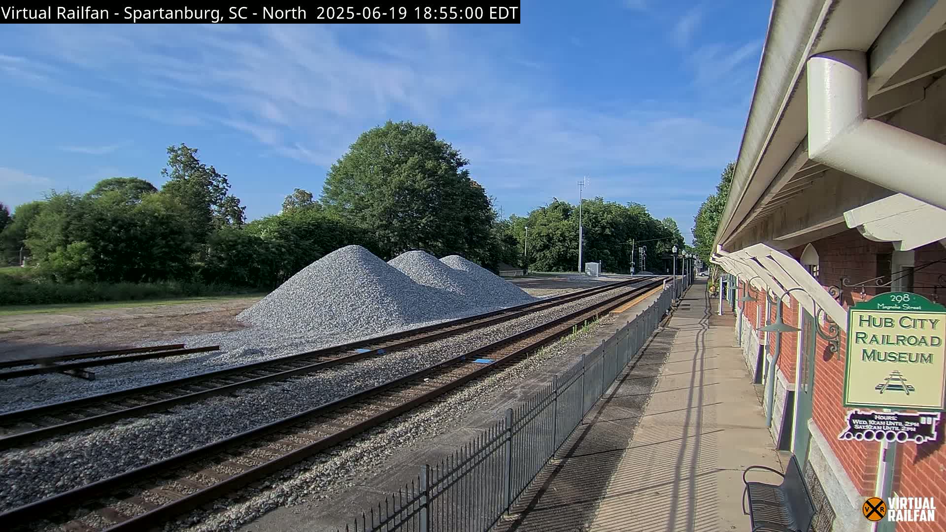 Spartanburg Railway Station &Hubcity Railroad Museum Live Cam - Spartanburg, Spartanburg , South Carolina, USA