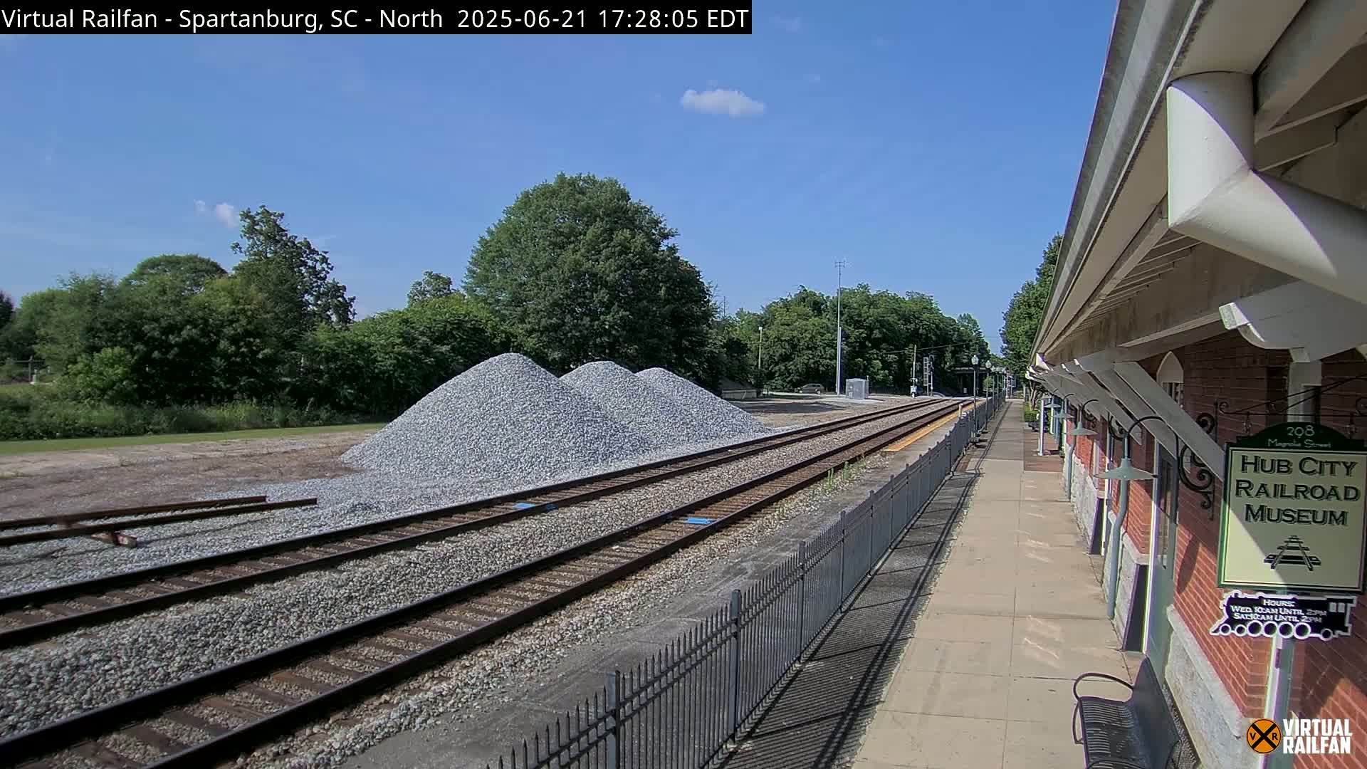 Spartanburg Railway Station &Hubcity Railroad Museum Live Cam - Spartanburg, Spartanburg , South Carolina, USA
