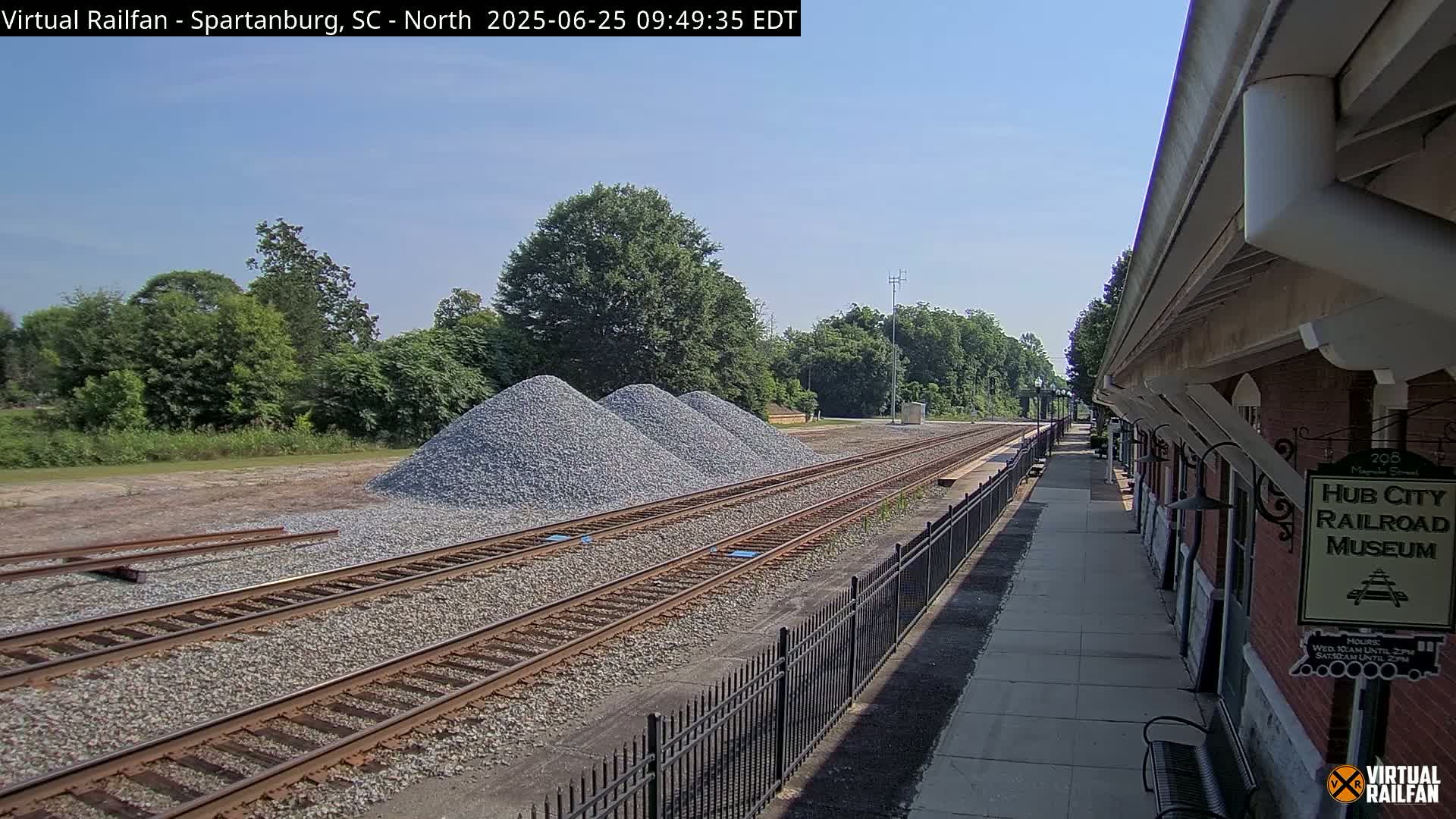 Spartanburg Railway Station &Hubcity Railroad Museum Live Cam - Spartanburg, Spartanburg , South Carolina, USA
