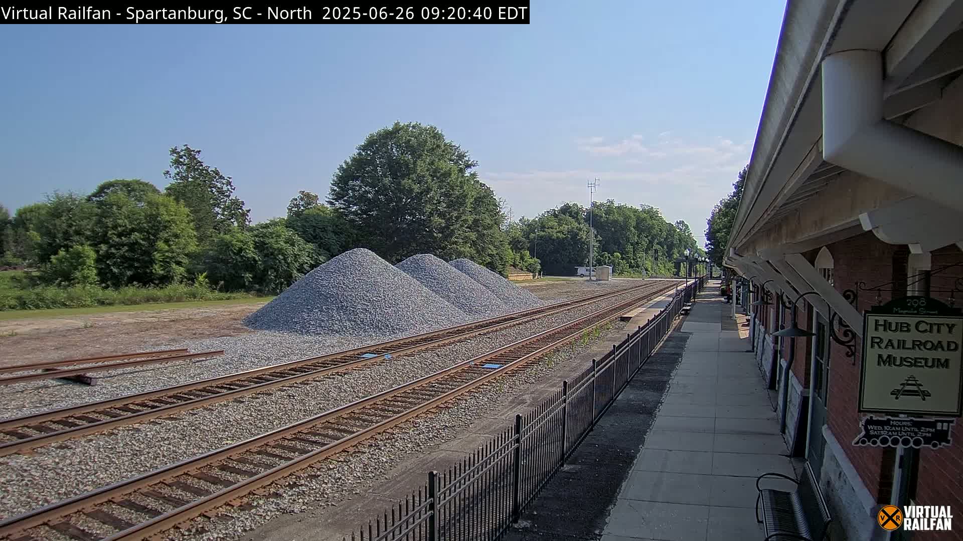 Spartanburg Railway Station &Hubcity Railroad Museum Live Cam - Spartanburg, Spartanburg , South Carolina, USA