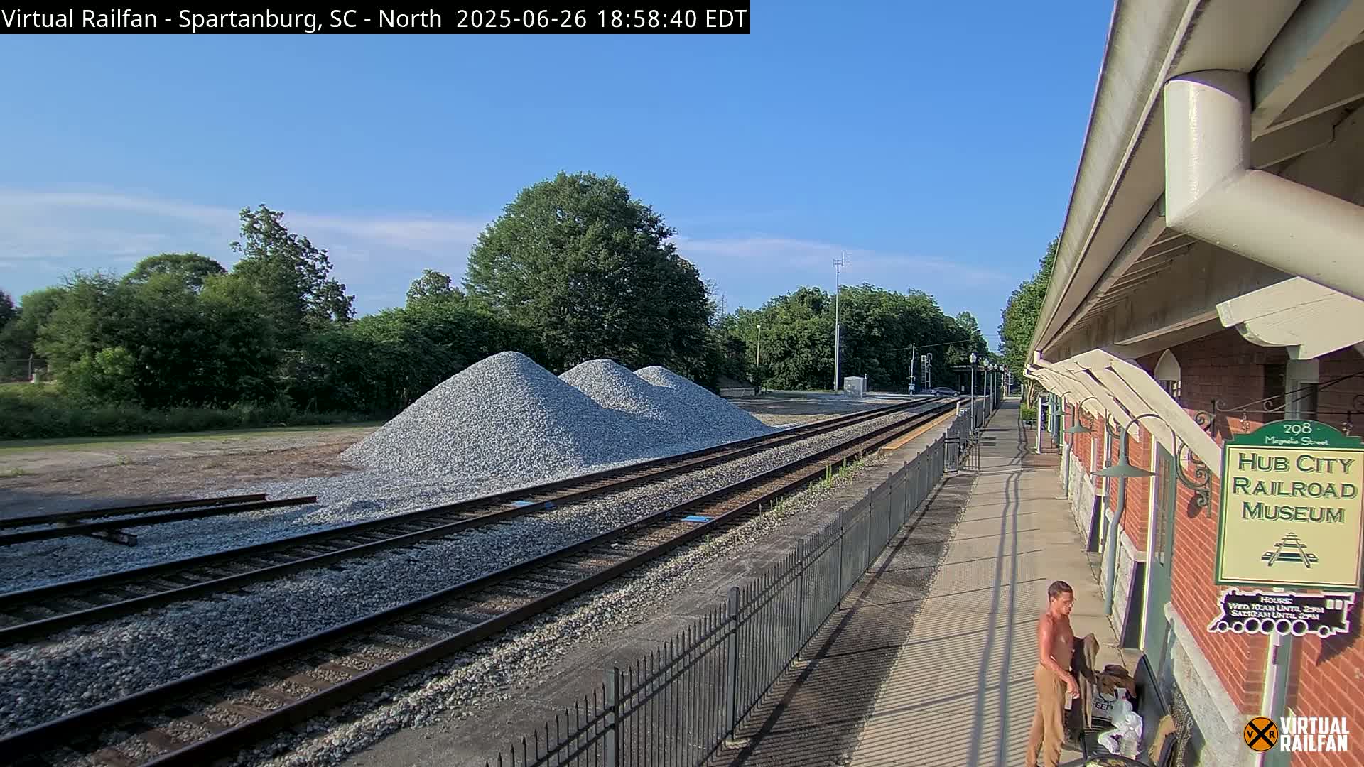 Spartanburg Railway Station &Hubcity Railroad Museum Live Cam - Spartanburg, Spartanburg , South Carolina, USA