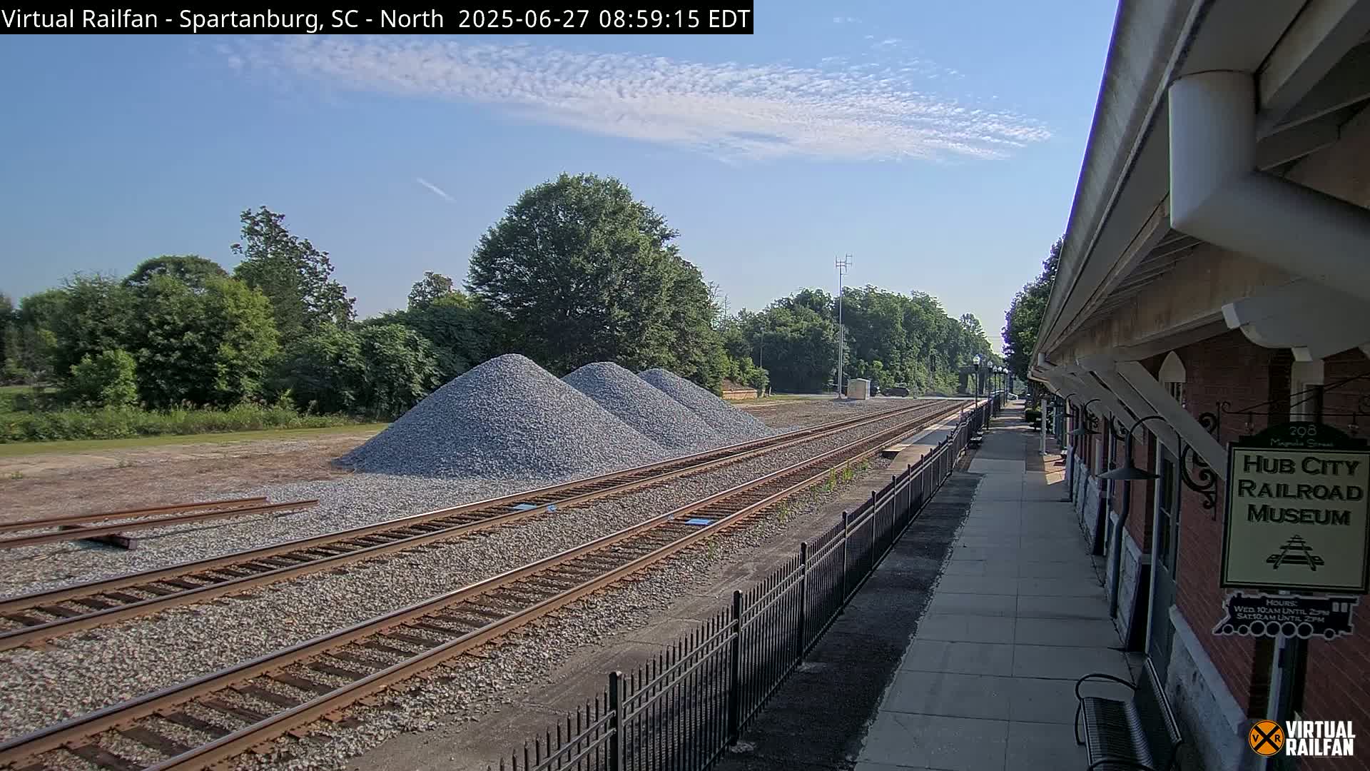 Spartanburg Railway Station &Hubcity Railroad Museum Live Cam - Spartanburg, Spartanburg , South Carolina, USA